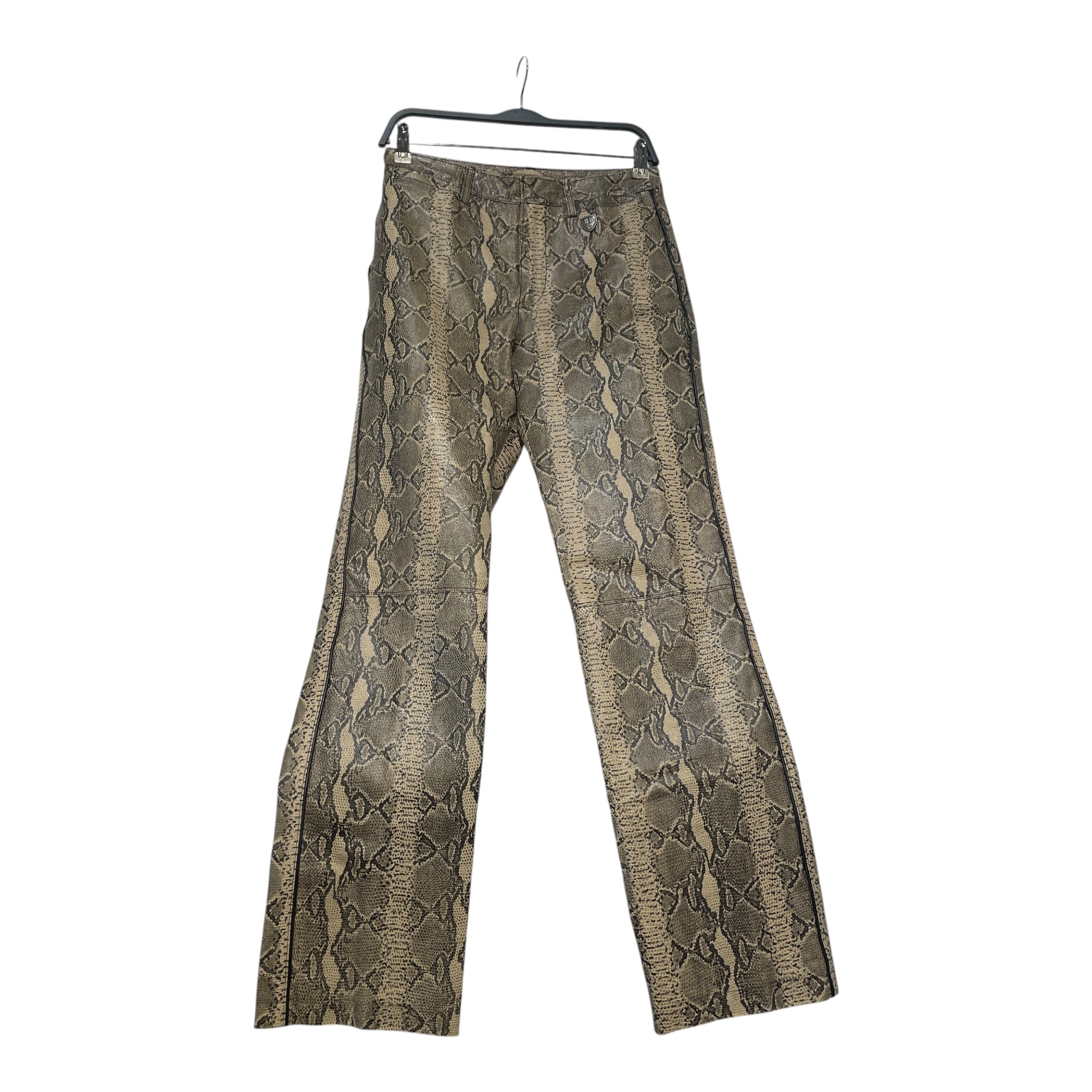 HARLEY DAVIDSON/Straight Pants/32/Animal Pattern/Leather/BEG/Snake Skin Leather Pants view 1