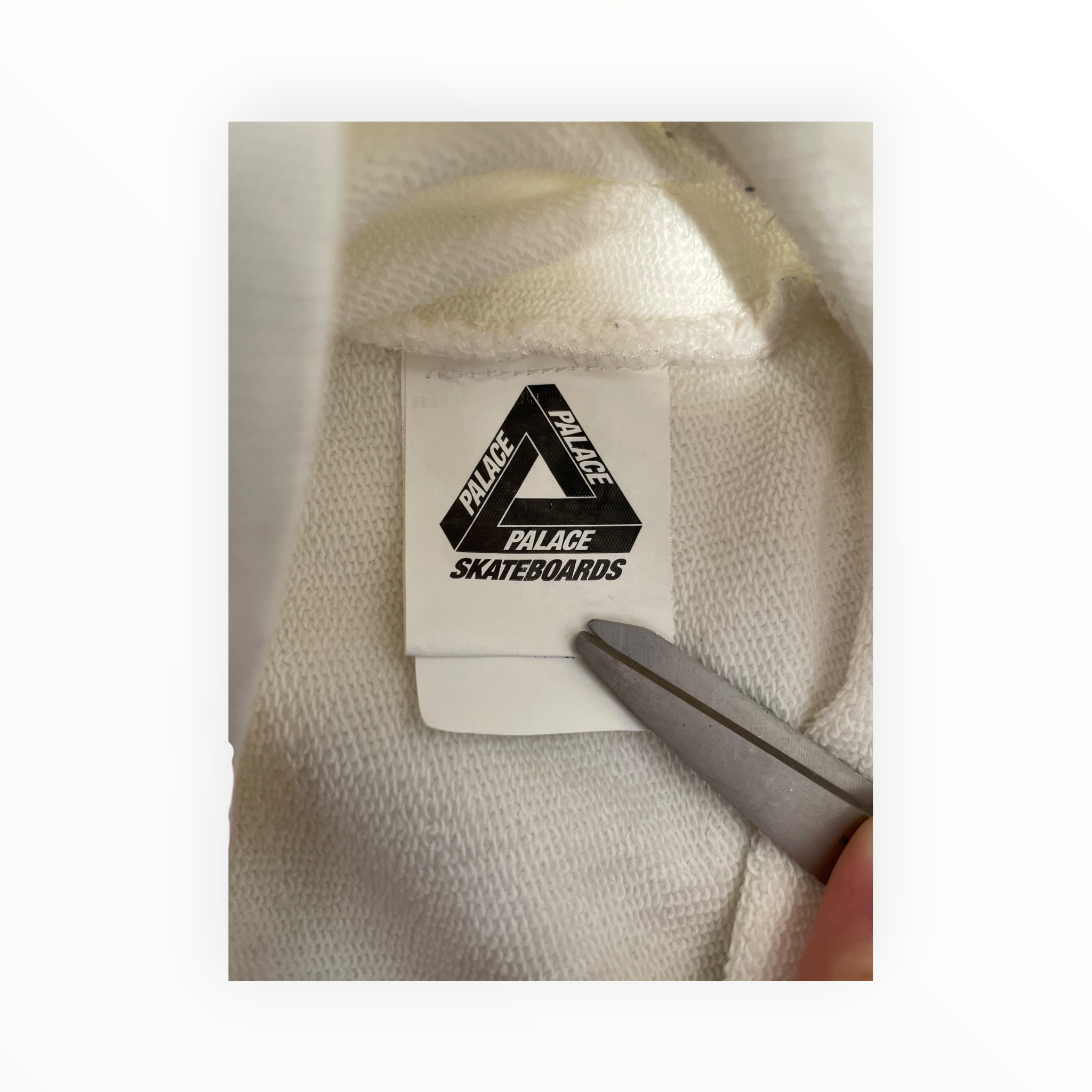 PALACE/Hoodie/M/Cotton/WHT/PALACE DUCK DECAL view 4