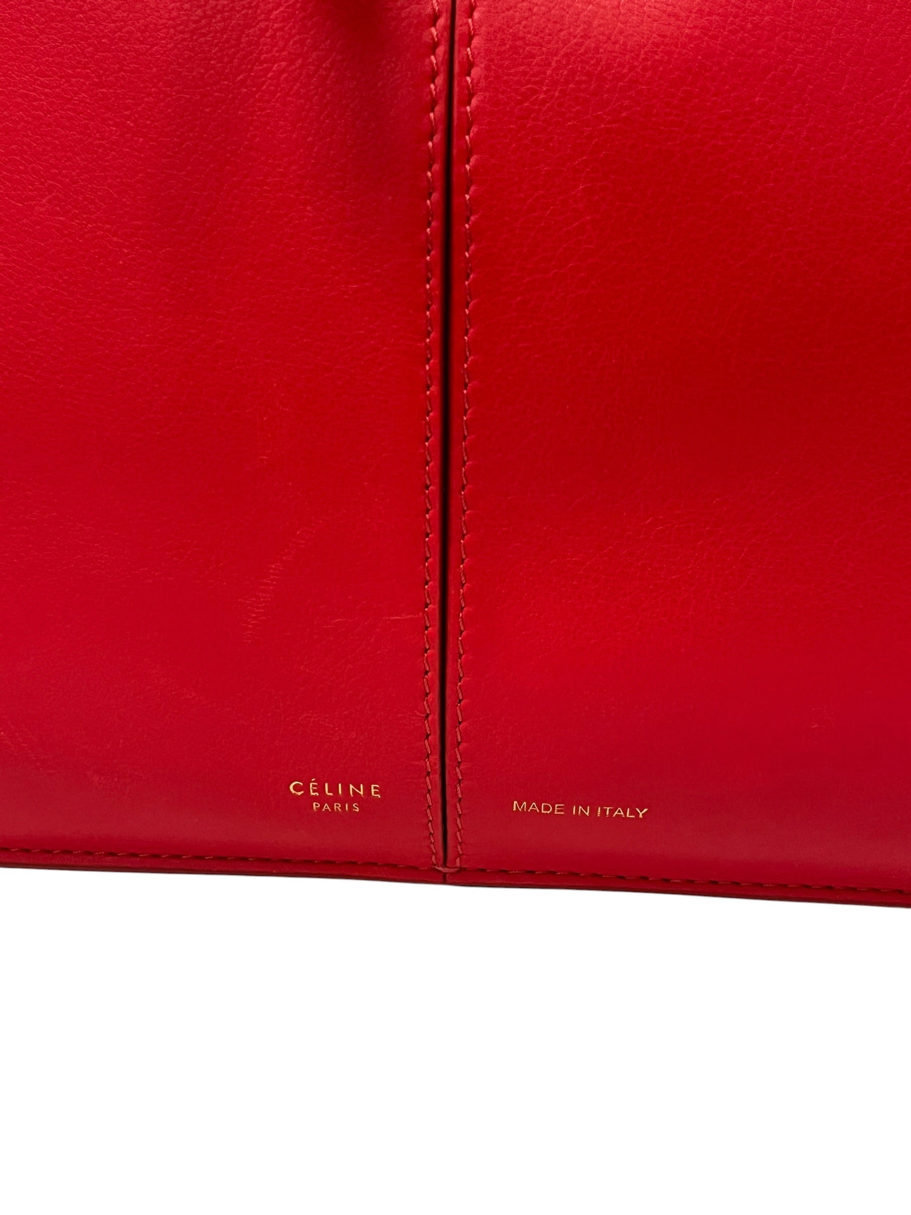 CELINE/Bag/Leather/RED/MEDIUM TRI-FOLD BAG view 5