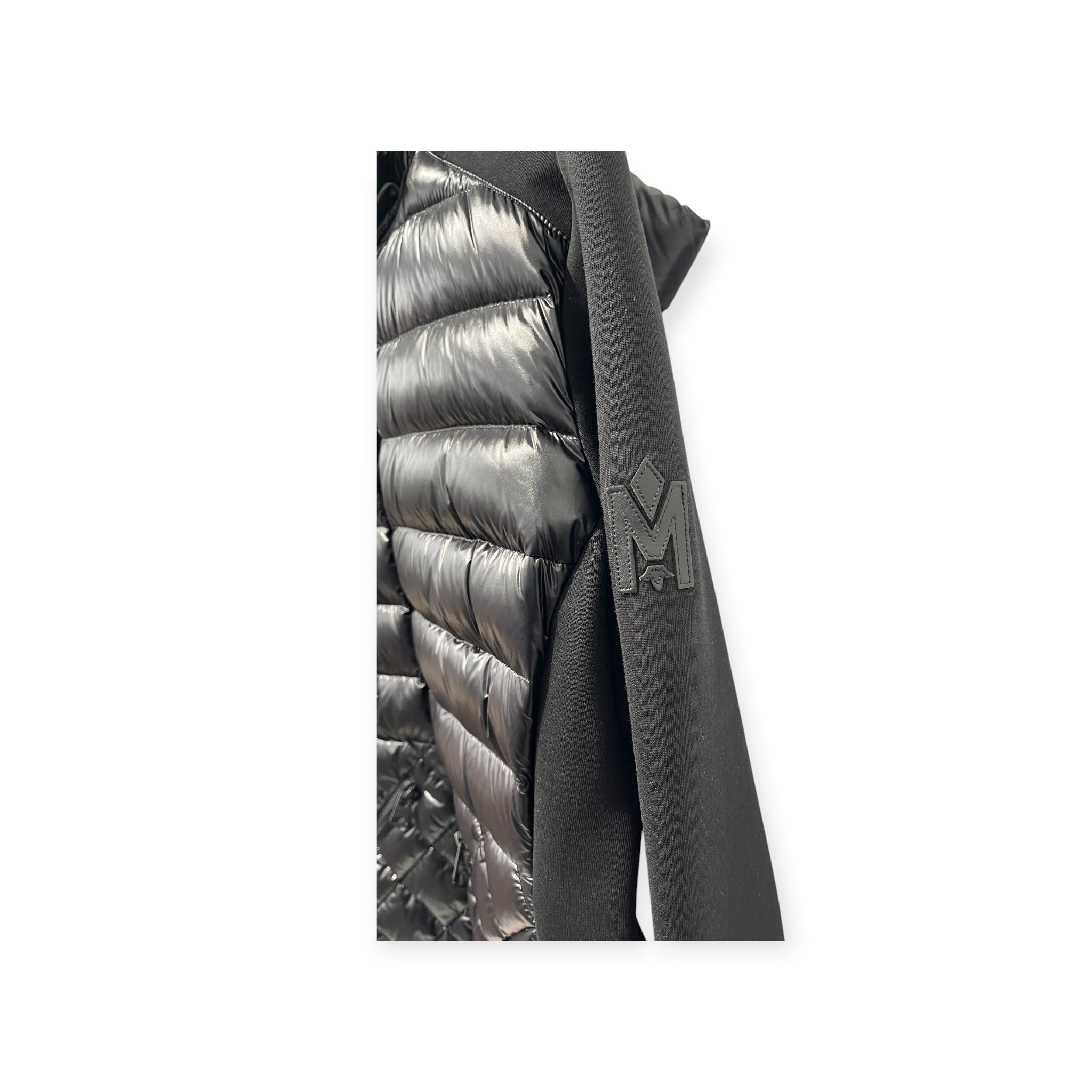 MACKAGE/Puffer Jkt/L/Polyester/BLK/PUFFER VEST/COTTON SLVS view 3