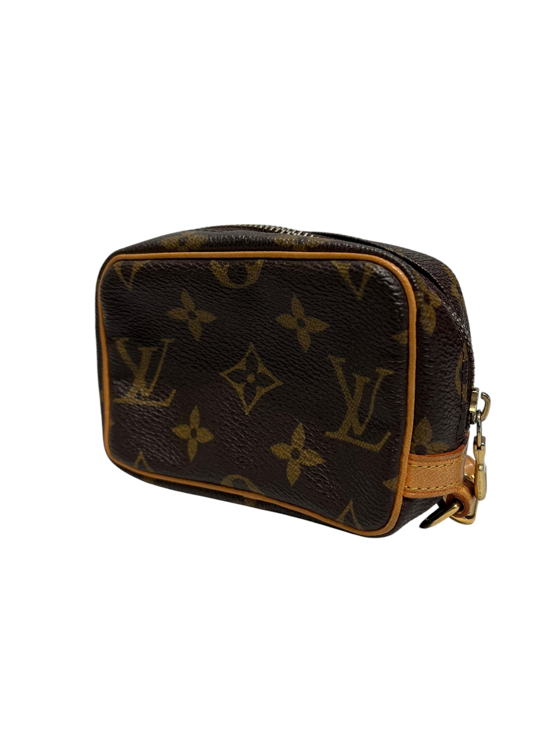 LOUIS VUITTON/Pouch/Monogram/Leather/BRW/WAPITY POUCH view 2