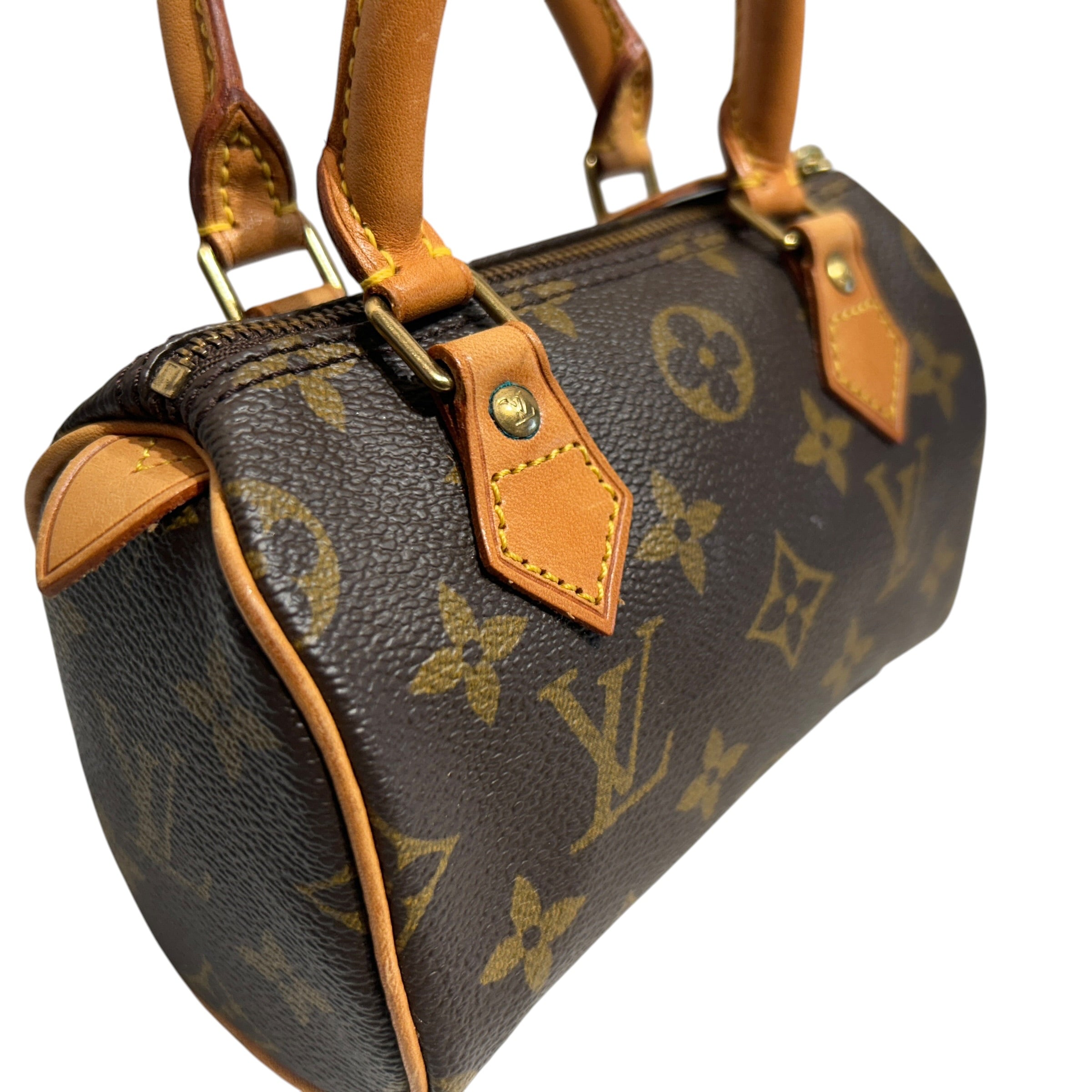 LOUIS VUITTON/Hand Bag/Monogram/BRW/Nano Speedy view 6