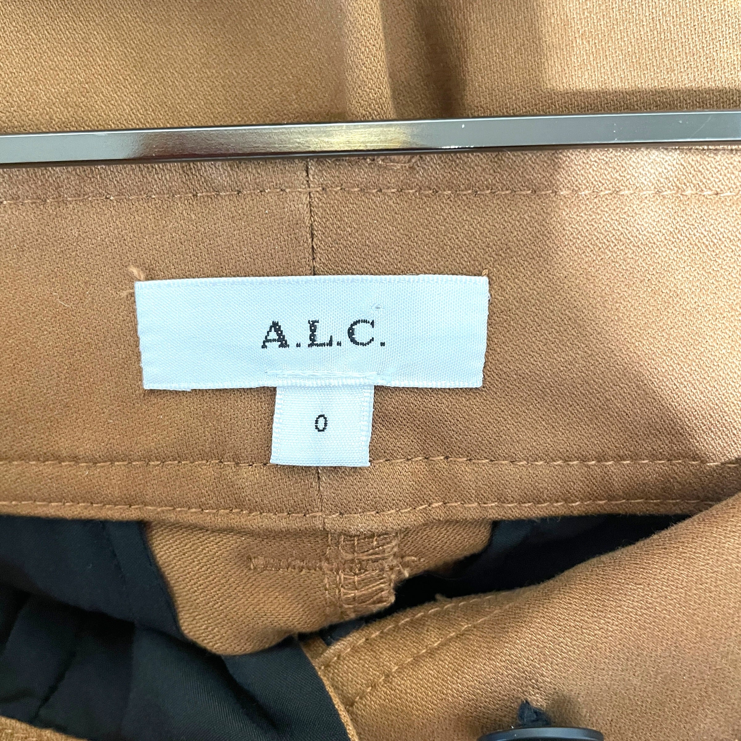 A.L.C./Straight Pants/0/Cotton/BRW/Cotton Straight Dress Pants view 1