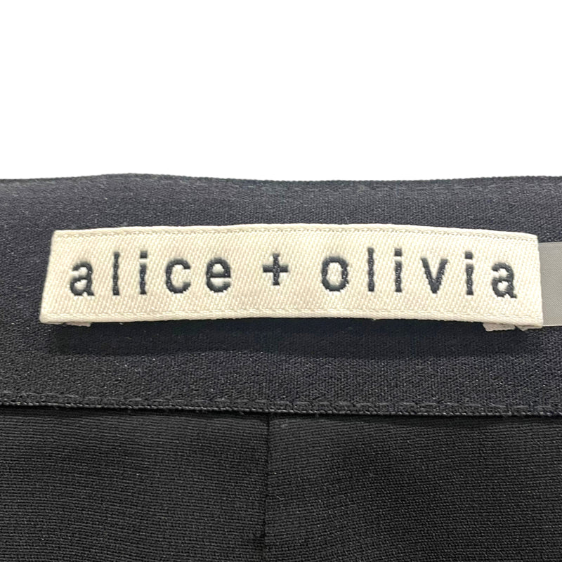 alice+olivia/Skirt/10/Faux Leather/BLK/