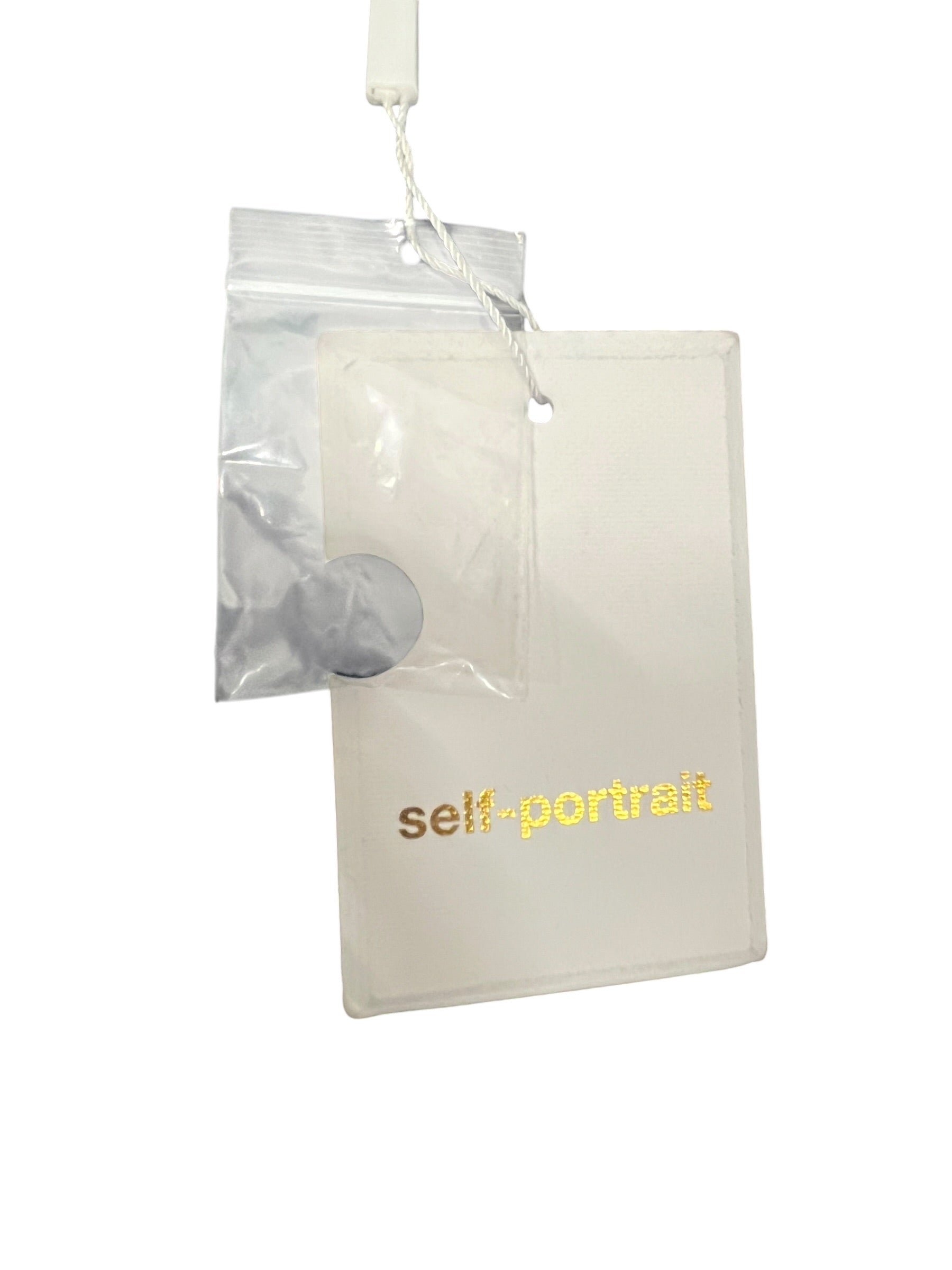 self-portrait/SL Blouse/2/Polyester/NVY/SELF PORTRAIT SATIN FRILL view 4