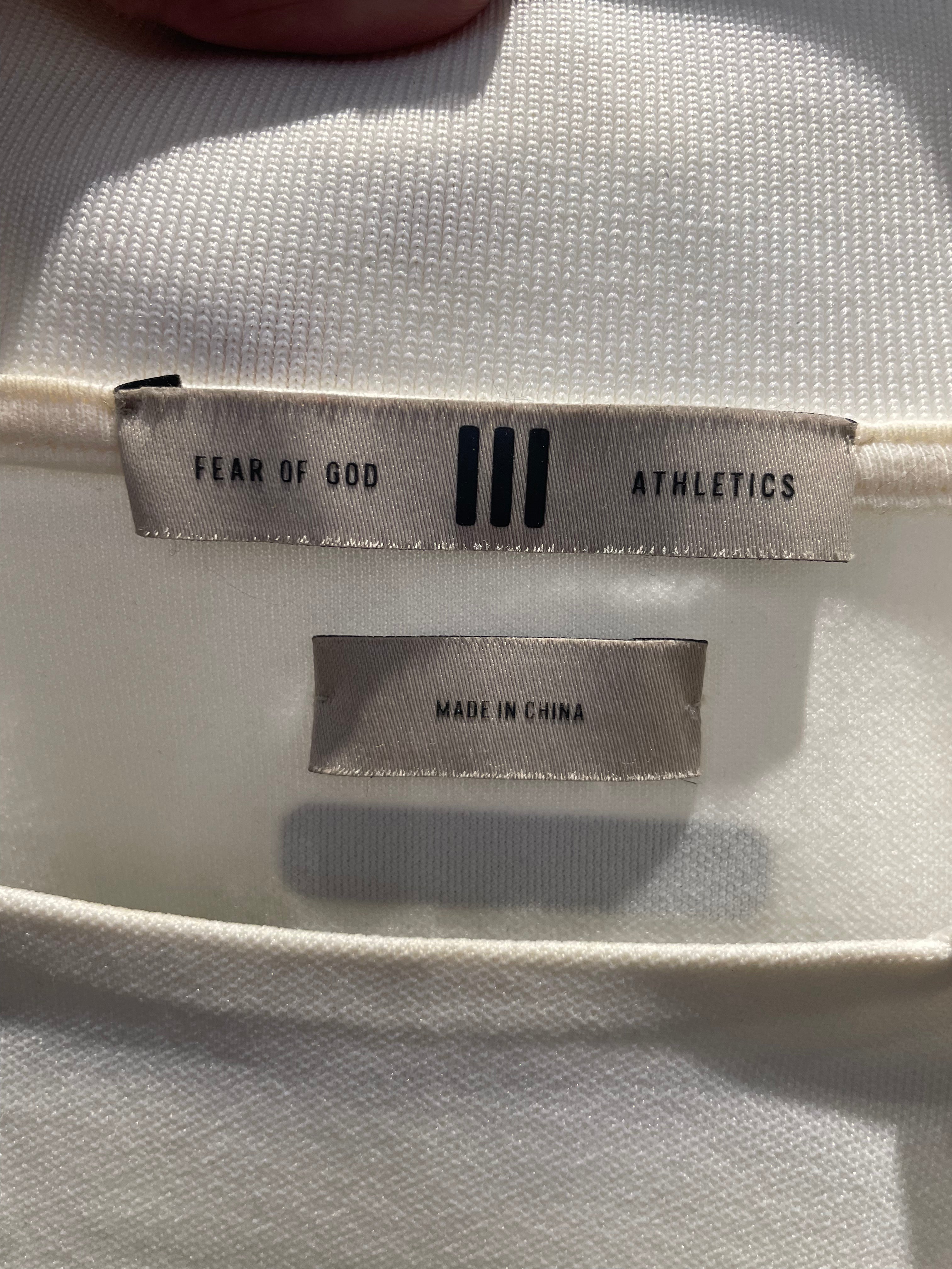 FEAR OF GOD/T-Shirt/L/Cotton/CRM/ view 3