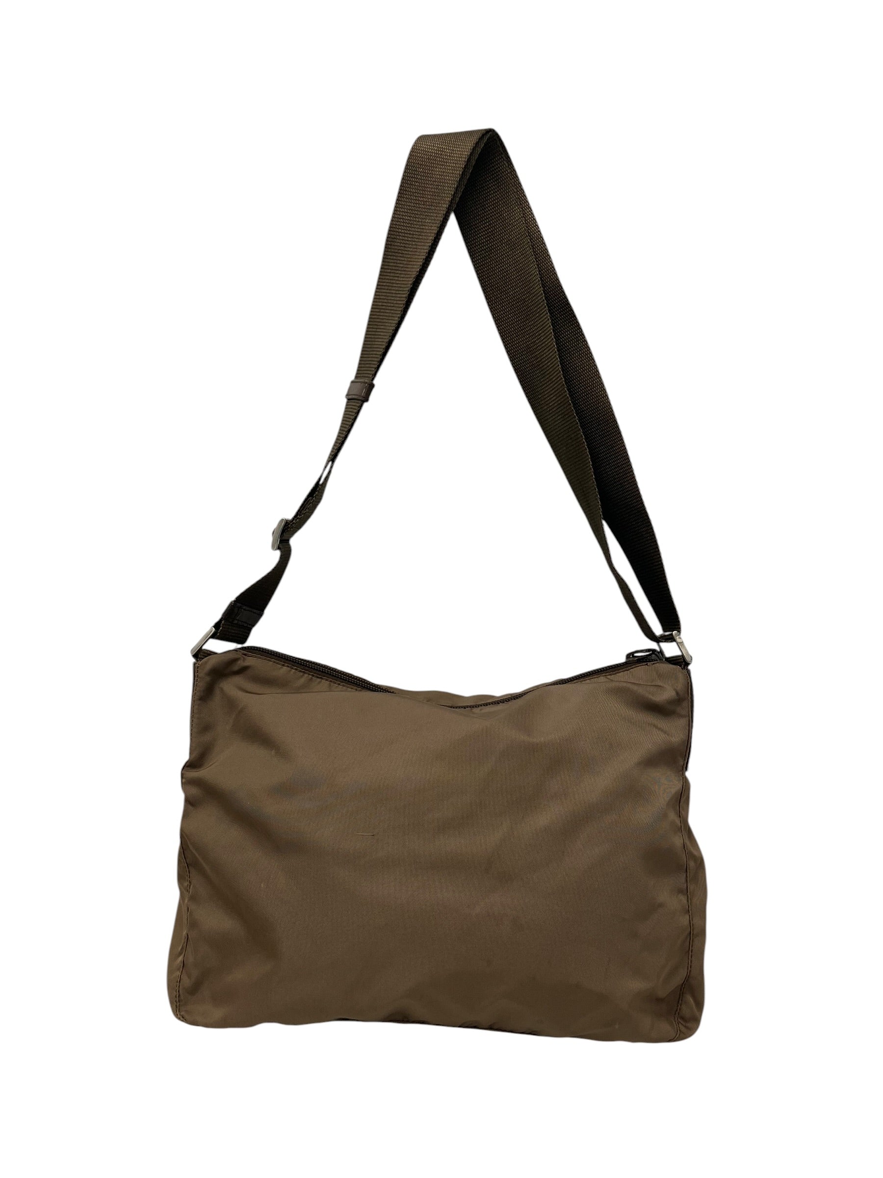 PRADA/Cross Body Bag/Nylon/GRN/ARMY GRN RECTANGLE CROSSBODY view 2