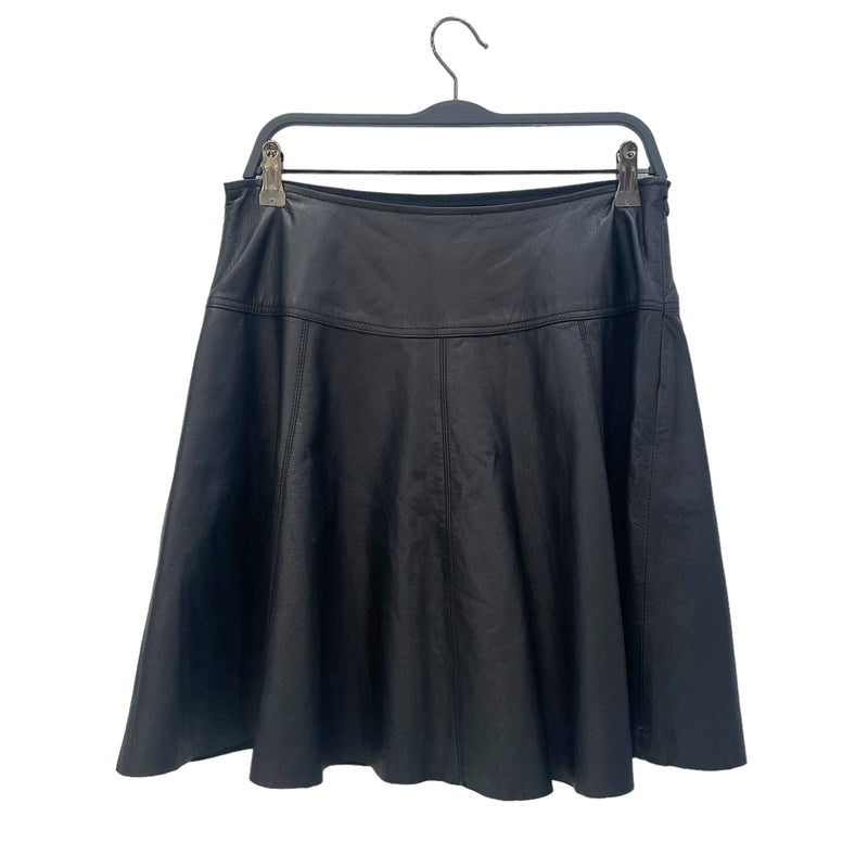 Joie/Skirt/L/Leather/BLK/ANDRINA