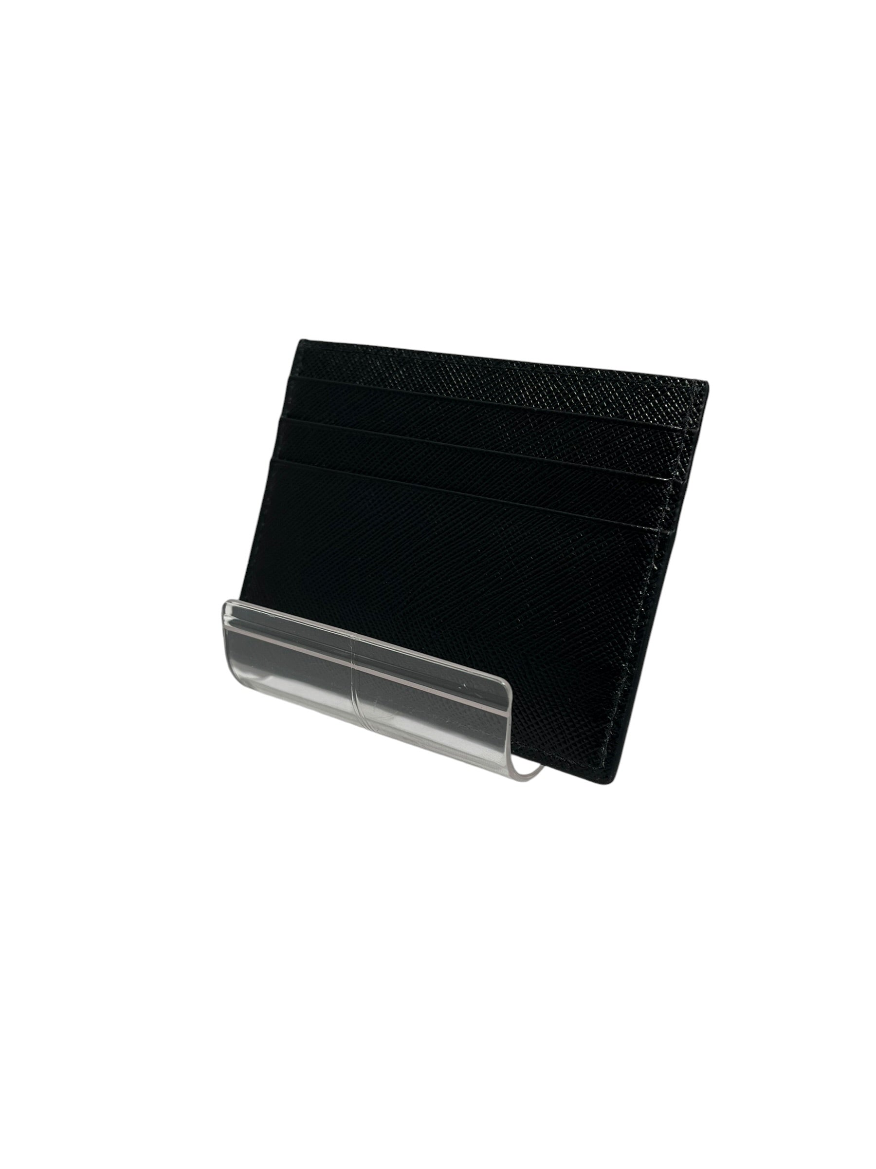 PRADA/Wallet/Leather/BLK/CARDHOLDER view 2