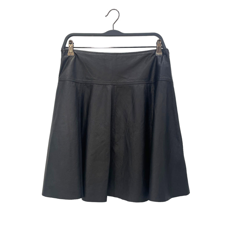 Joie/Skirt/L/Leather/BLK/ANDRINA