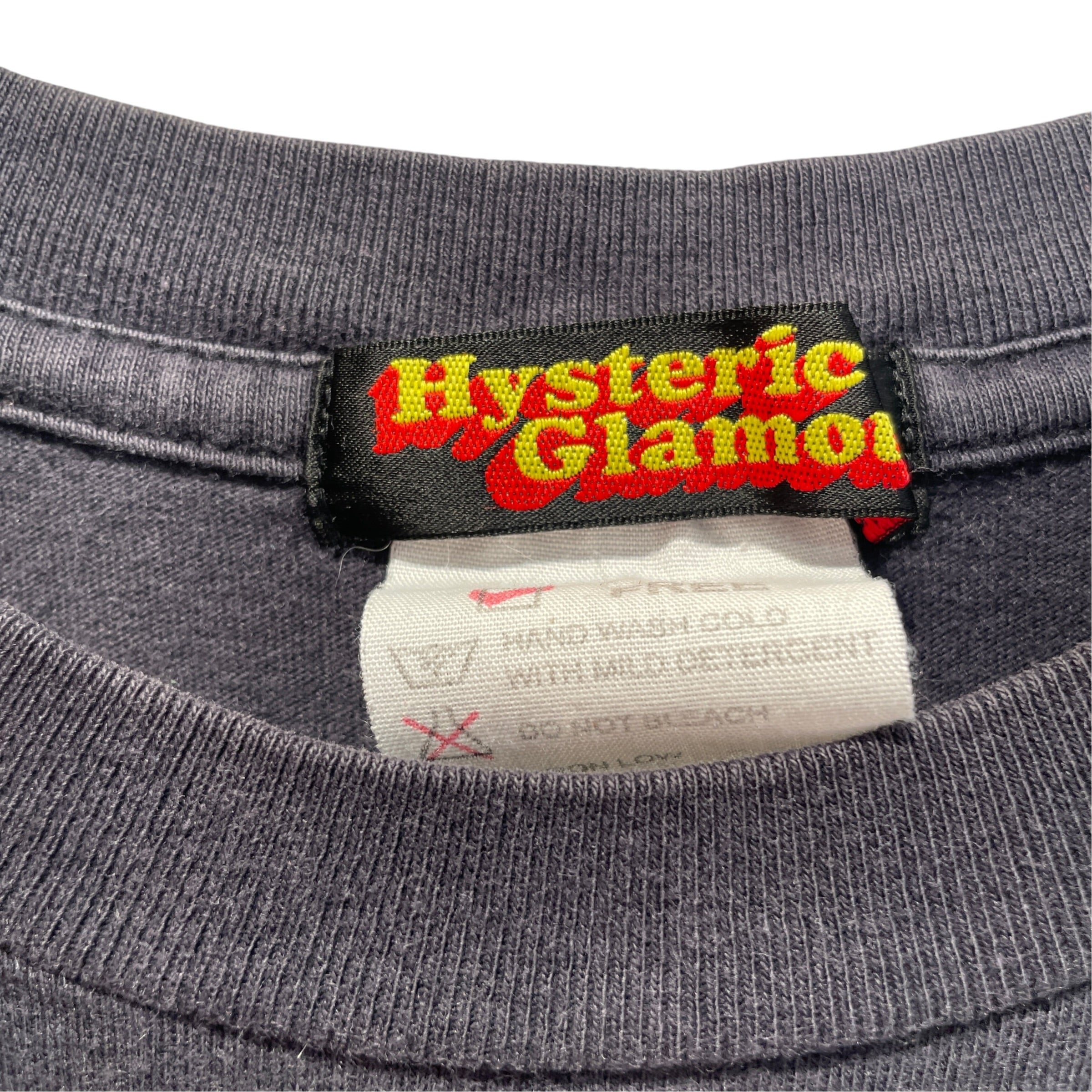 HYSTERIC GLAMOUR/T-Shirt/Graphic/Cotton/NVY/Hysteric Sounds Vintage view 3