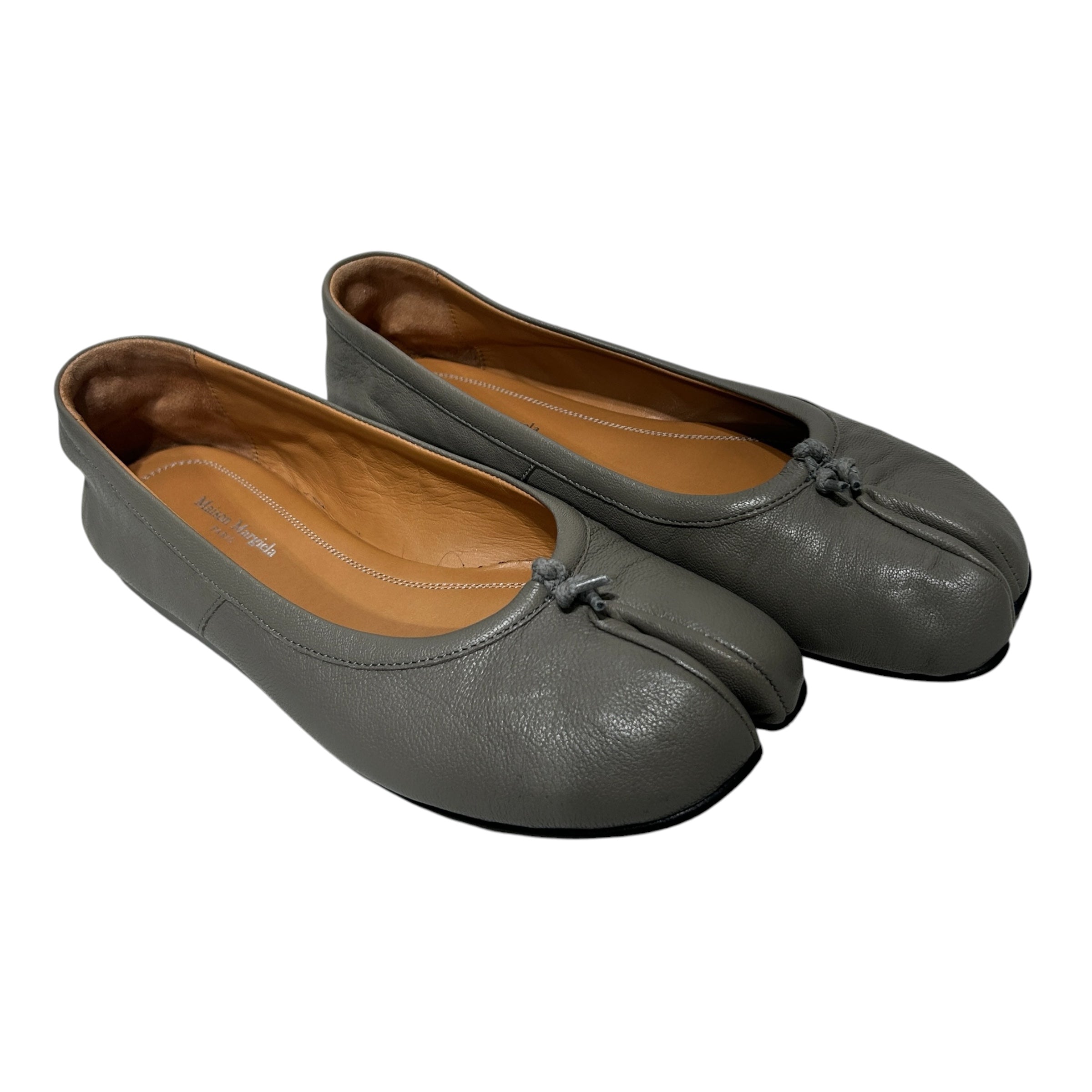 Maison Margiela/Flat Shoes/EU 36/GRY/ TABI FLATS SMALL TIE BY TOE view 1