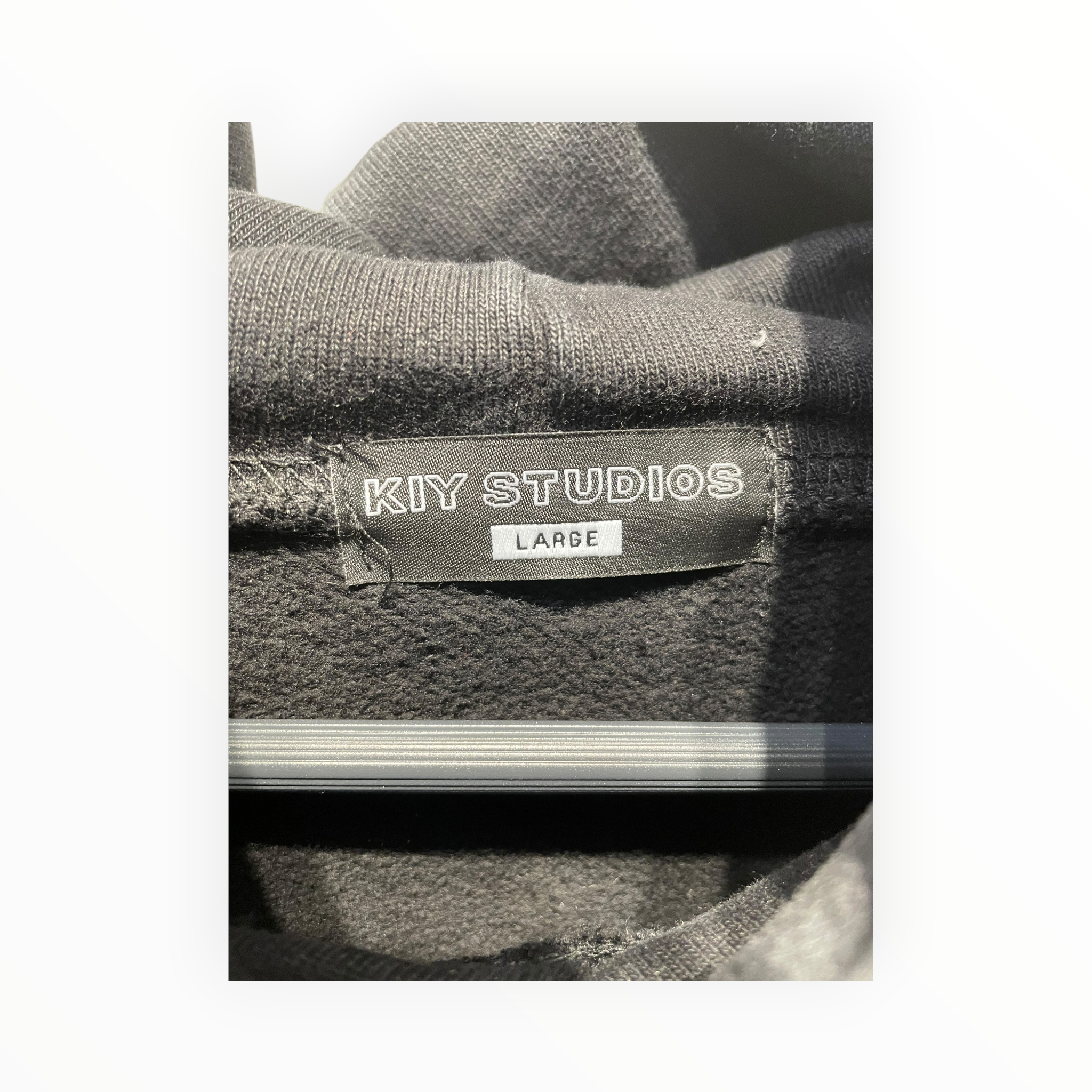 KIY STUDIO/Hoodie/L/Cotton/BLK/PANTHER MOTOR COMPANY view 3