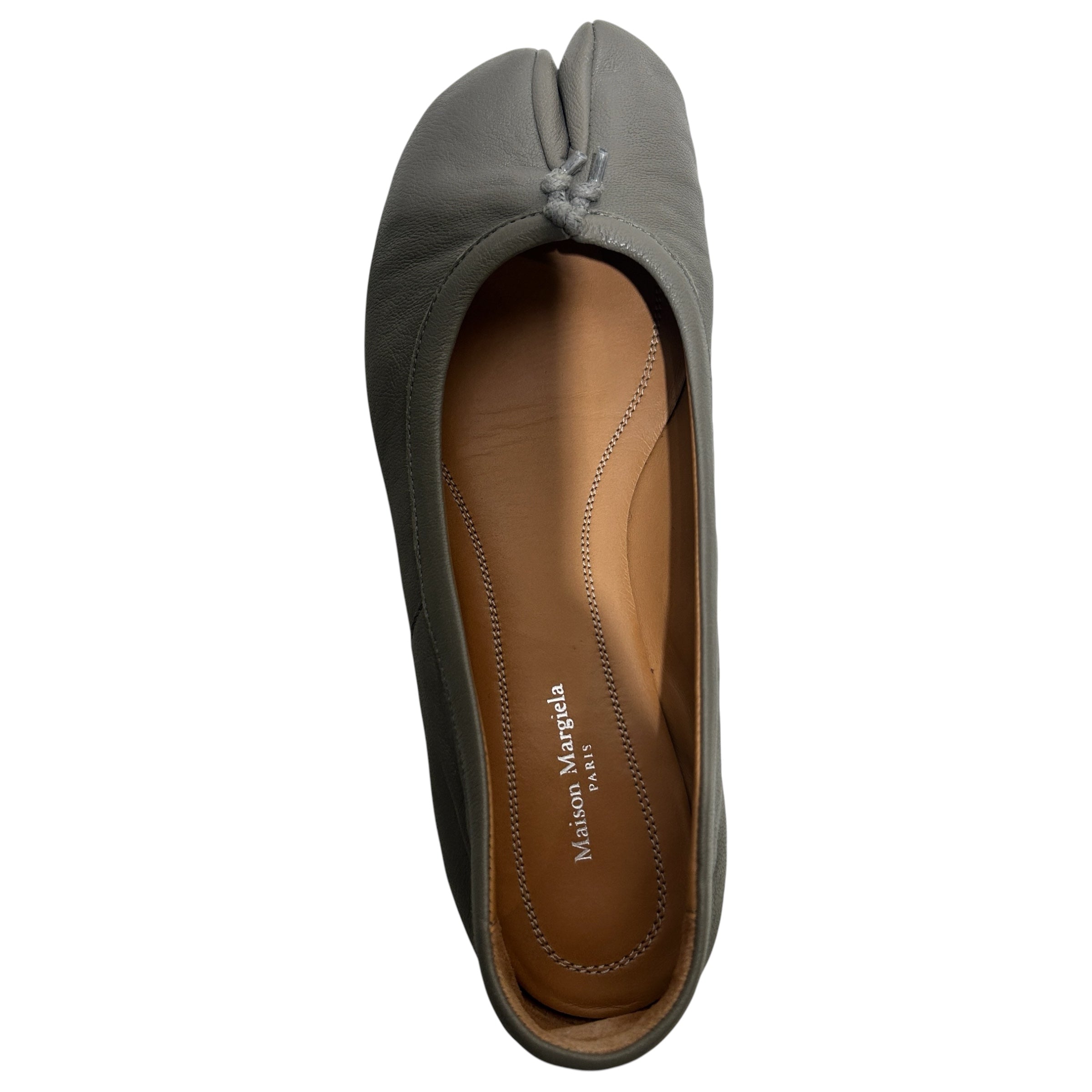 Maison Margiela/Flat Shoes/EU 36/GRY/ TABI FLATS SMALL TIE BY TOE view 3