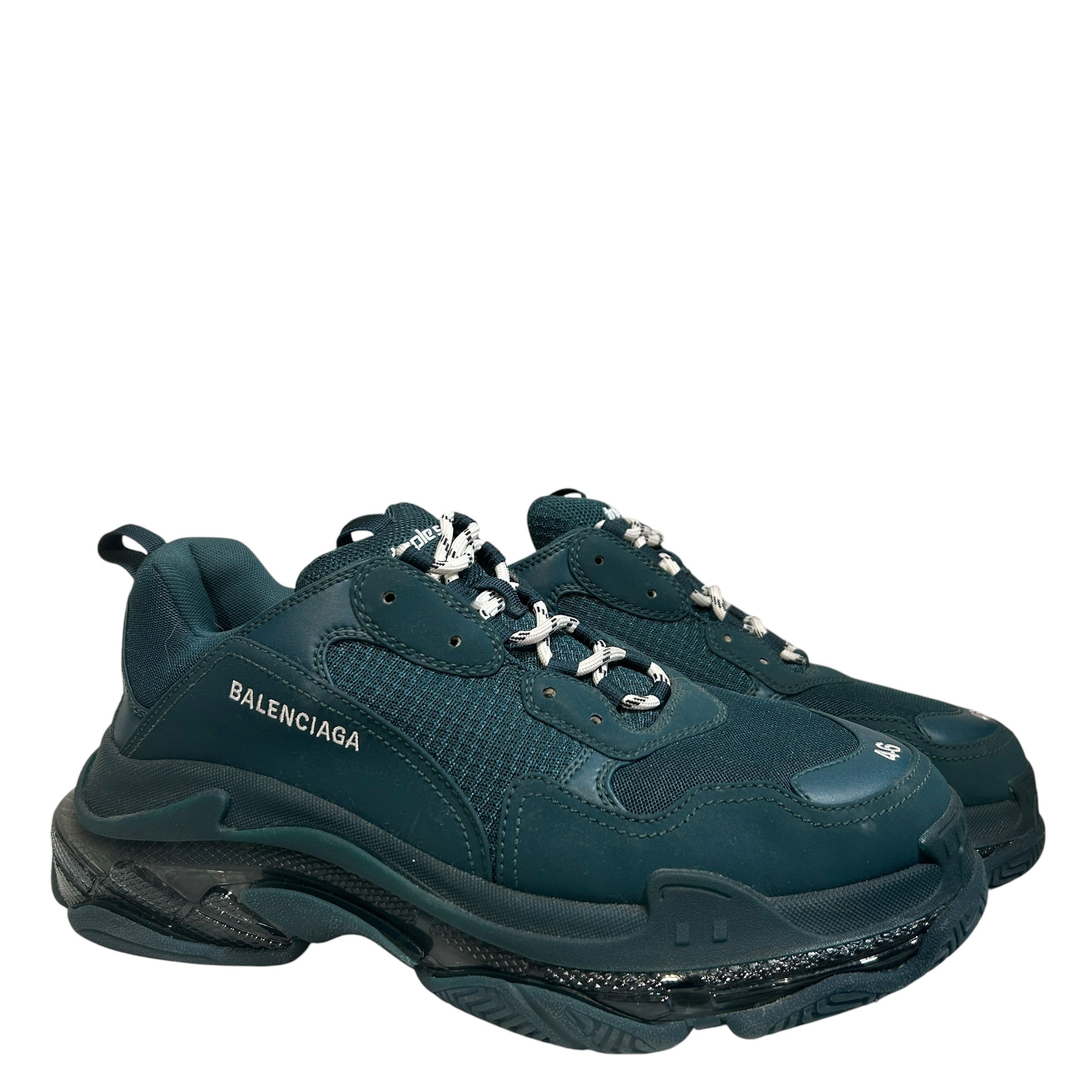 BALENCIAGA/Low-Sneakers/US 13/GRN/Triple S view 1