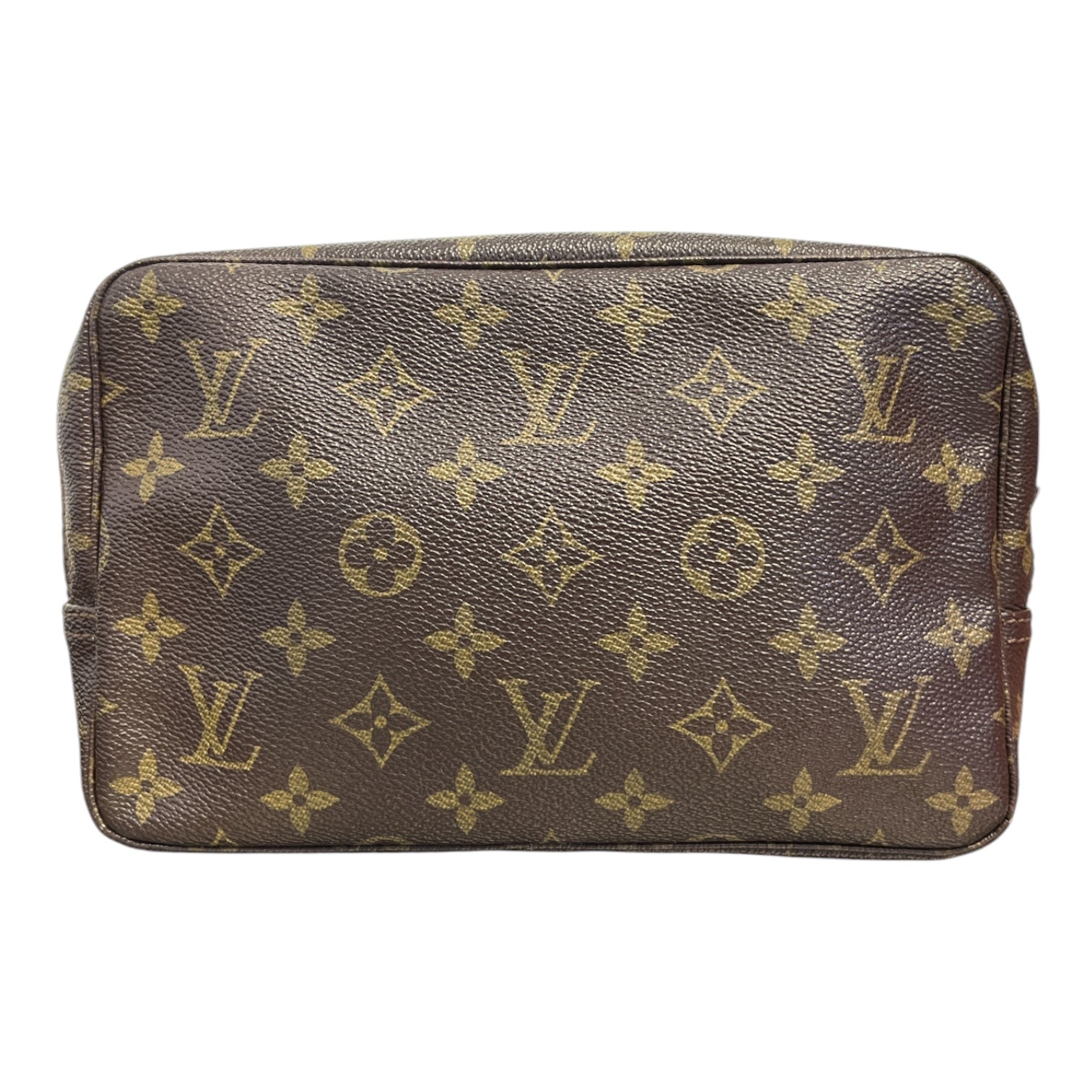 LOUIS VUITTON/Pouch/Monogram/Leather/BRW/vintage LV toiletry pouch view 1