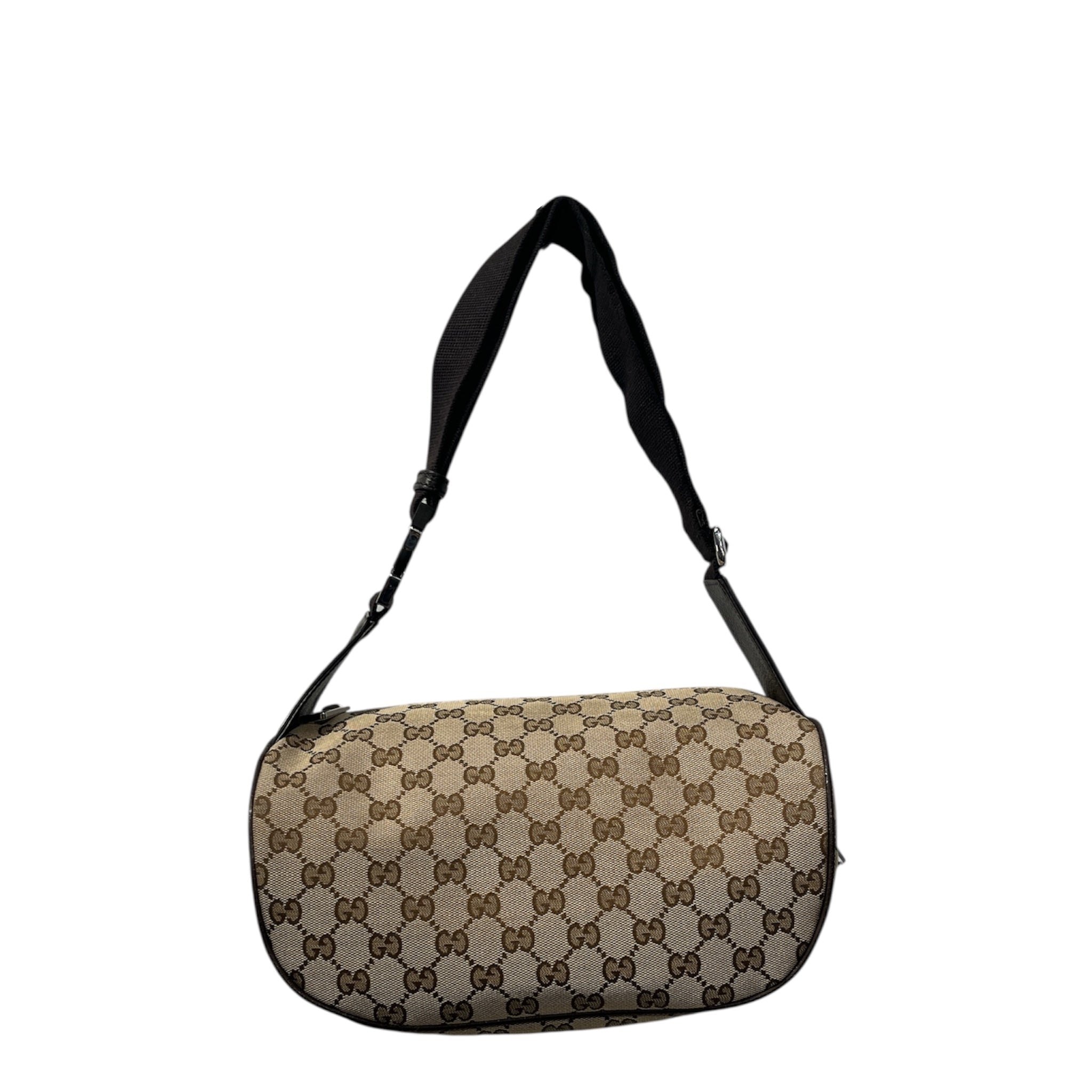 GUCCI/Fanny Pack/Monogram/Cotton/BRW/GG CANVAS BELT BAG view 2