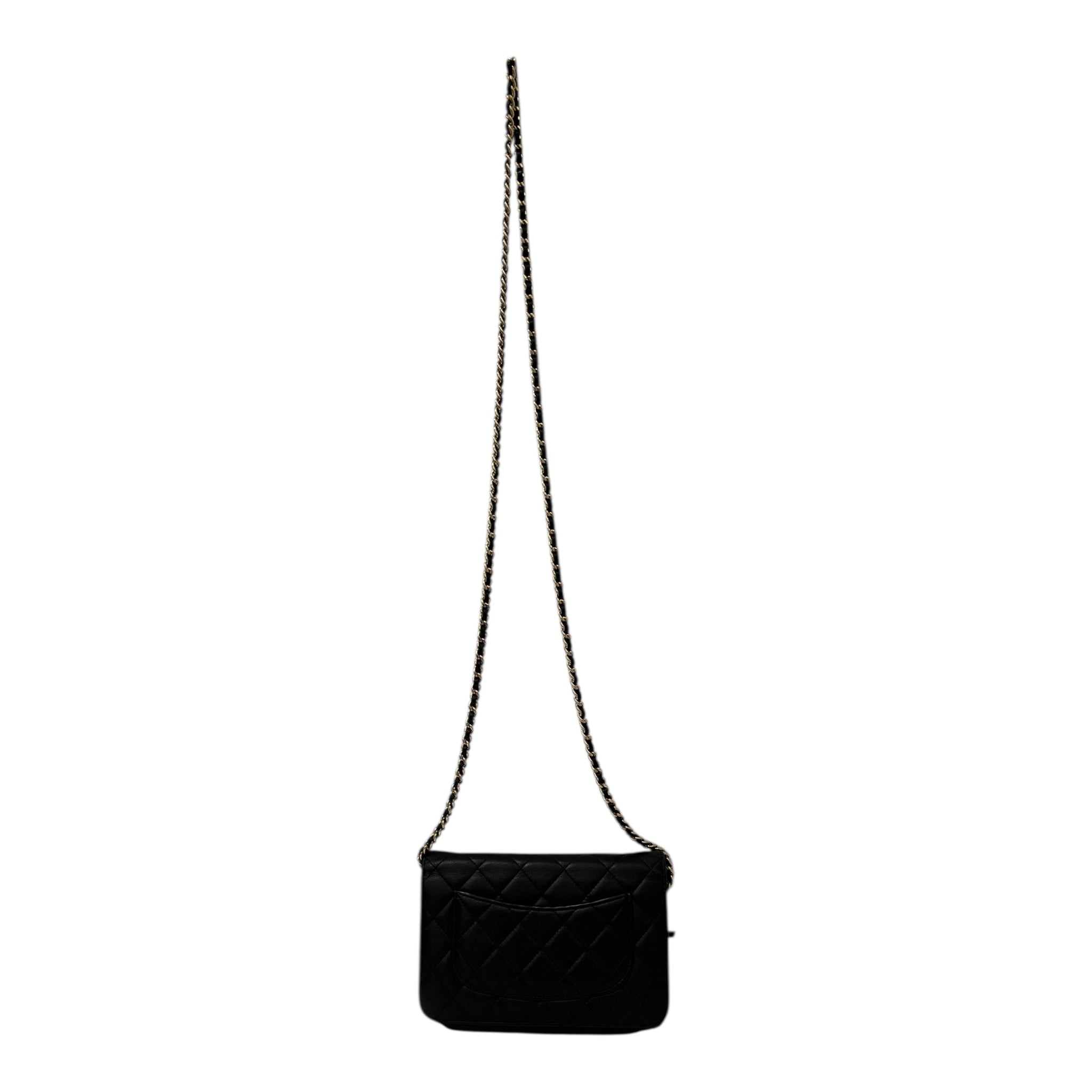 CHANEL/Cross Body Bag/Leather/BLK/WOC TIMELESS CLASSIQ 19782855 view 2