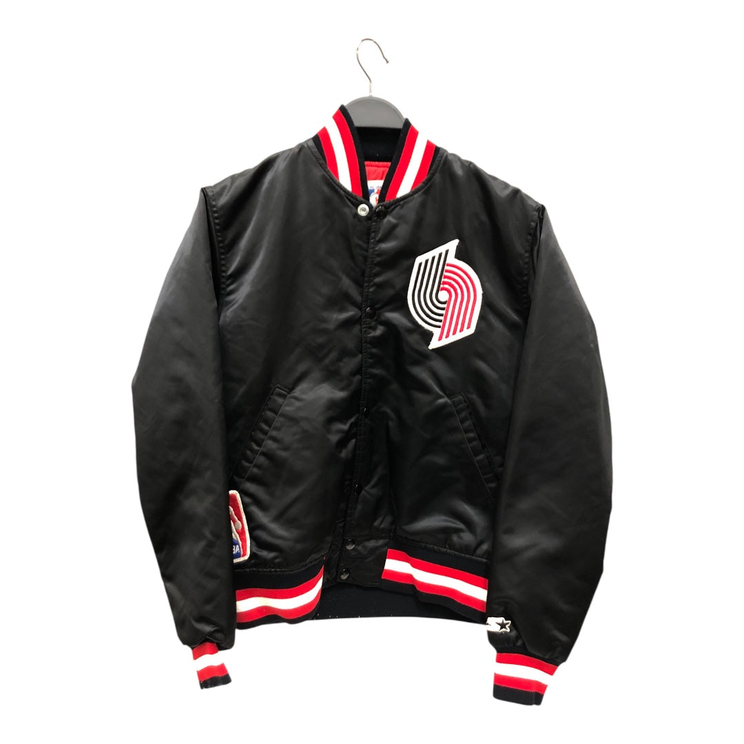 NBA/Jacket/S/Nylon/BLK/VINTAGE TRAILBLAZERS BOMBER view 1
