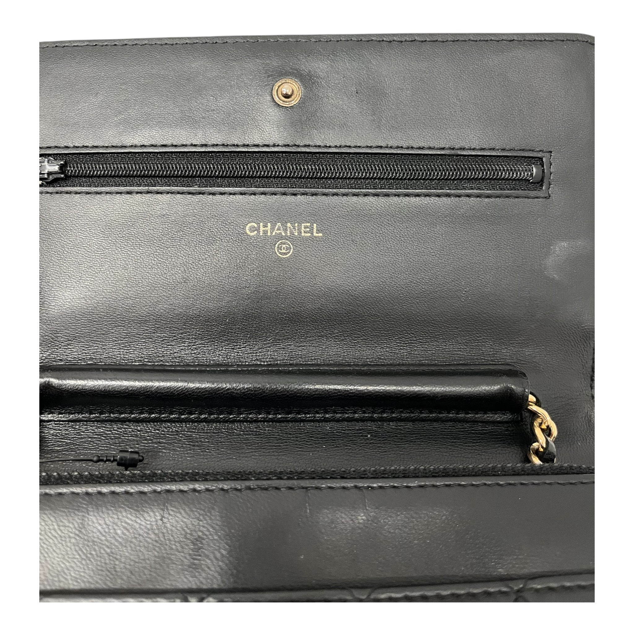 CHANEL/Cross Body Bag/Leather/BLK/WOC TIMELESS CLASSIQ 19782855 view 3