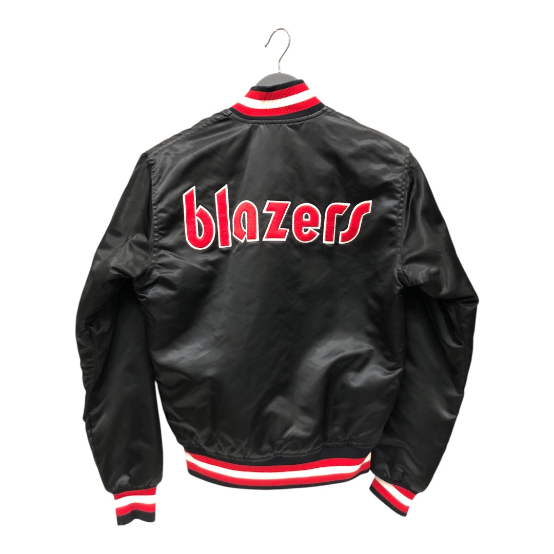 NBA/Jacket/S/Nylon/BLK/VINTAGE TRAILBLAZERS BOMBER view 2