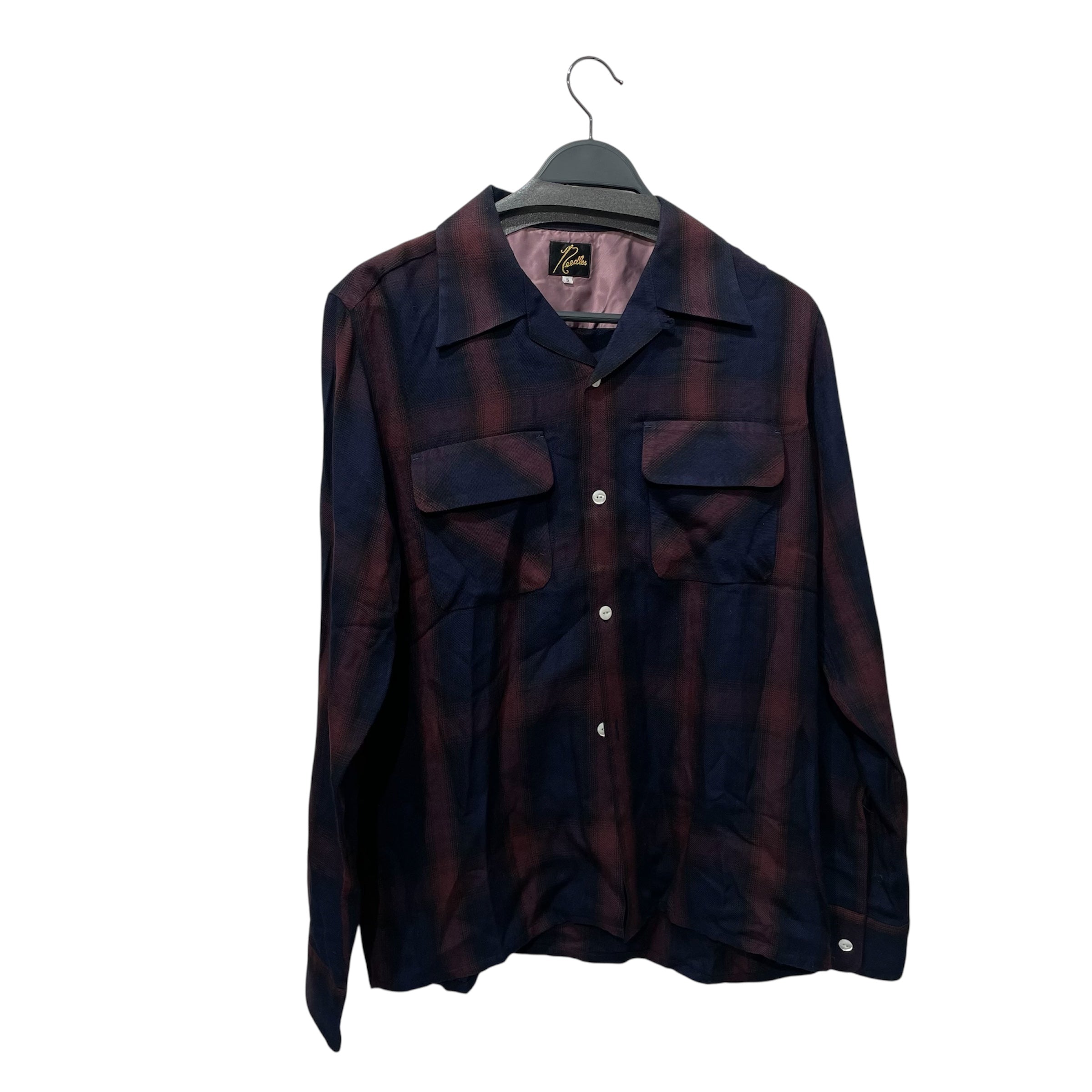 Needles/Flannel Shirt/S/BRD/Plaid/Navy Ombre Plaid Classic view 1