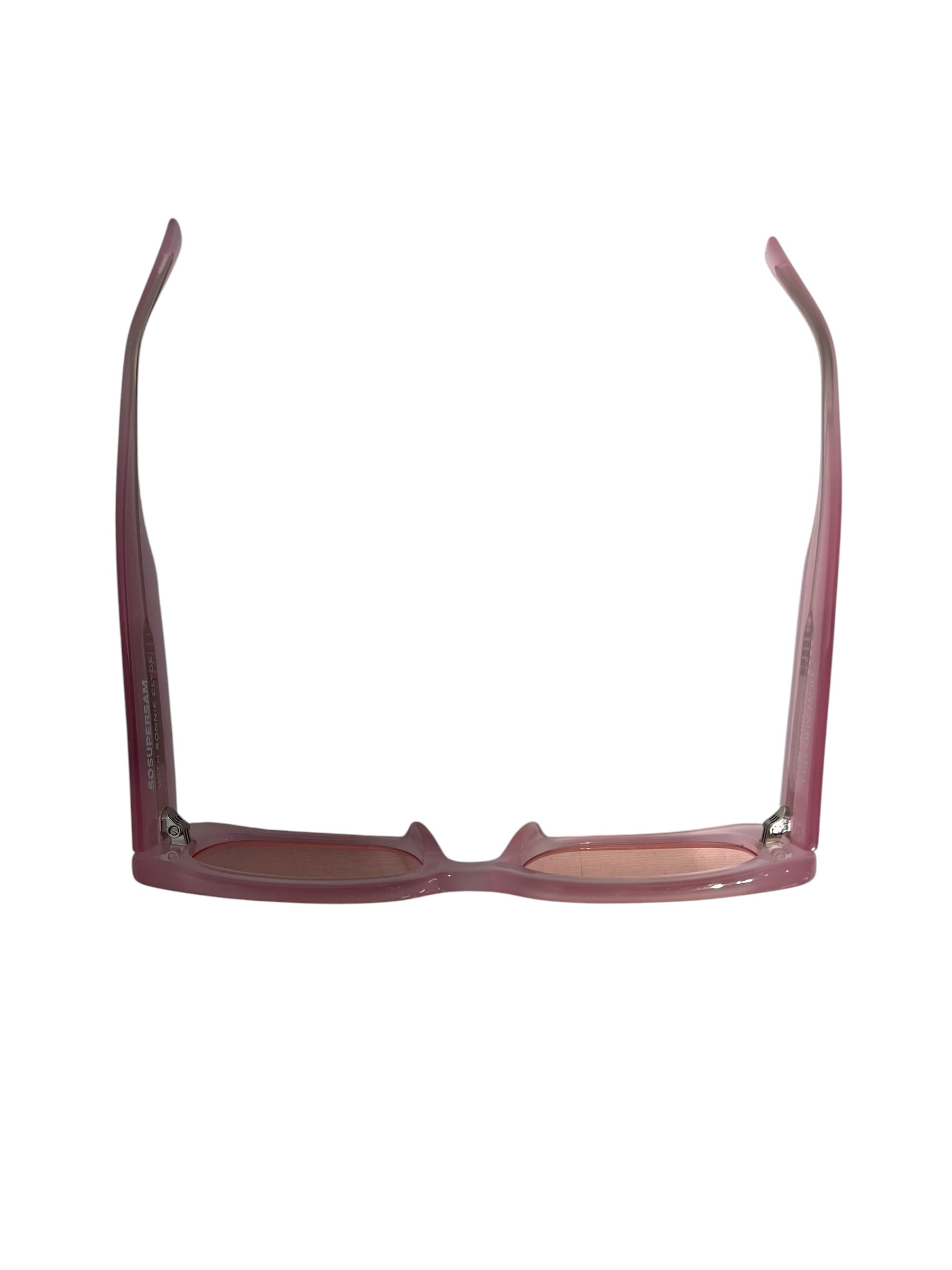 SOSUPERSAM/Sunglasses/Plastic/PNK/L's/rectangle frame pink view 4