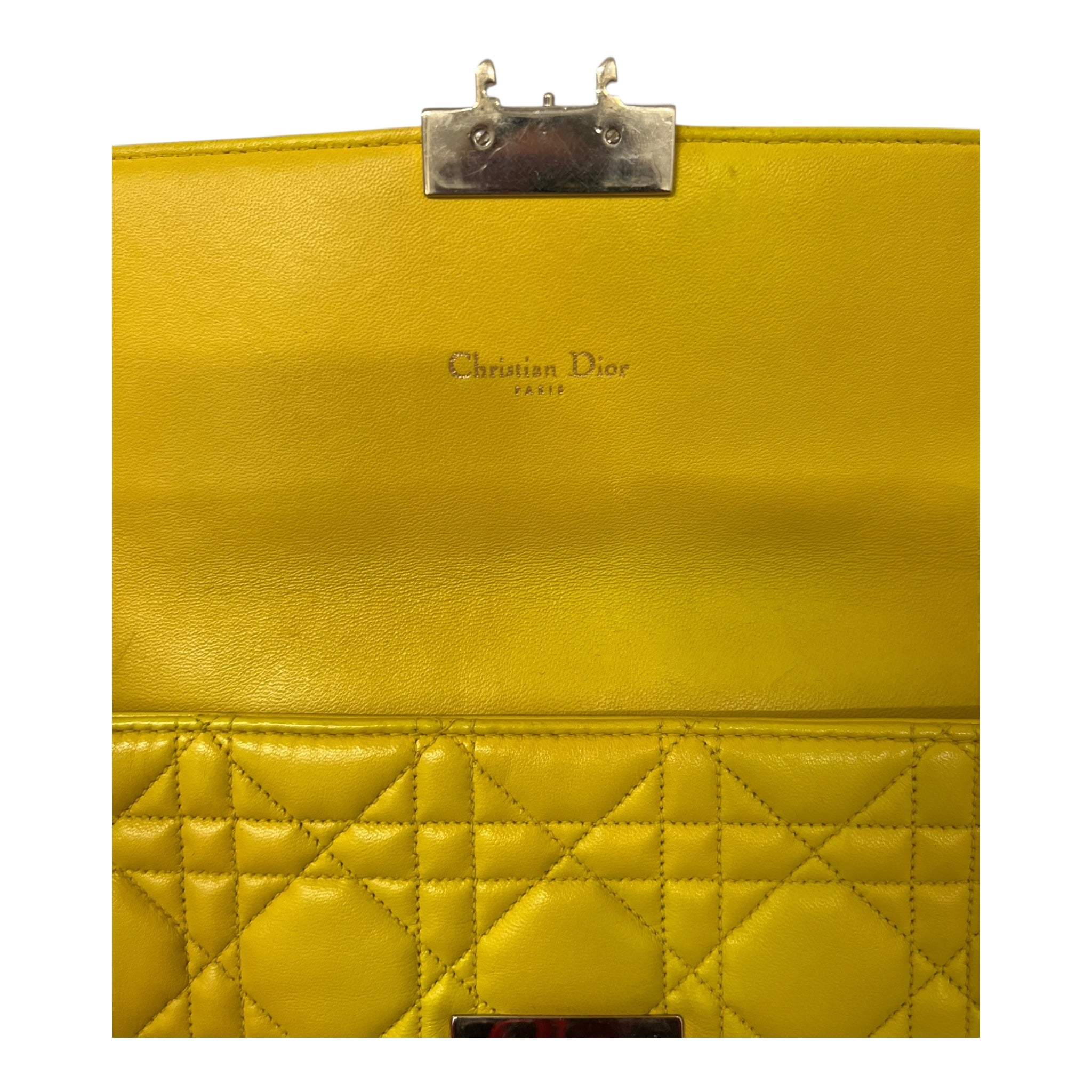 Christian Dior/Cross Body Bag/Leather/YEL/MISS DIOR PROMENAD 12-MA-0163 view 3