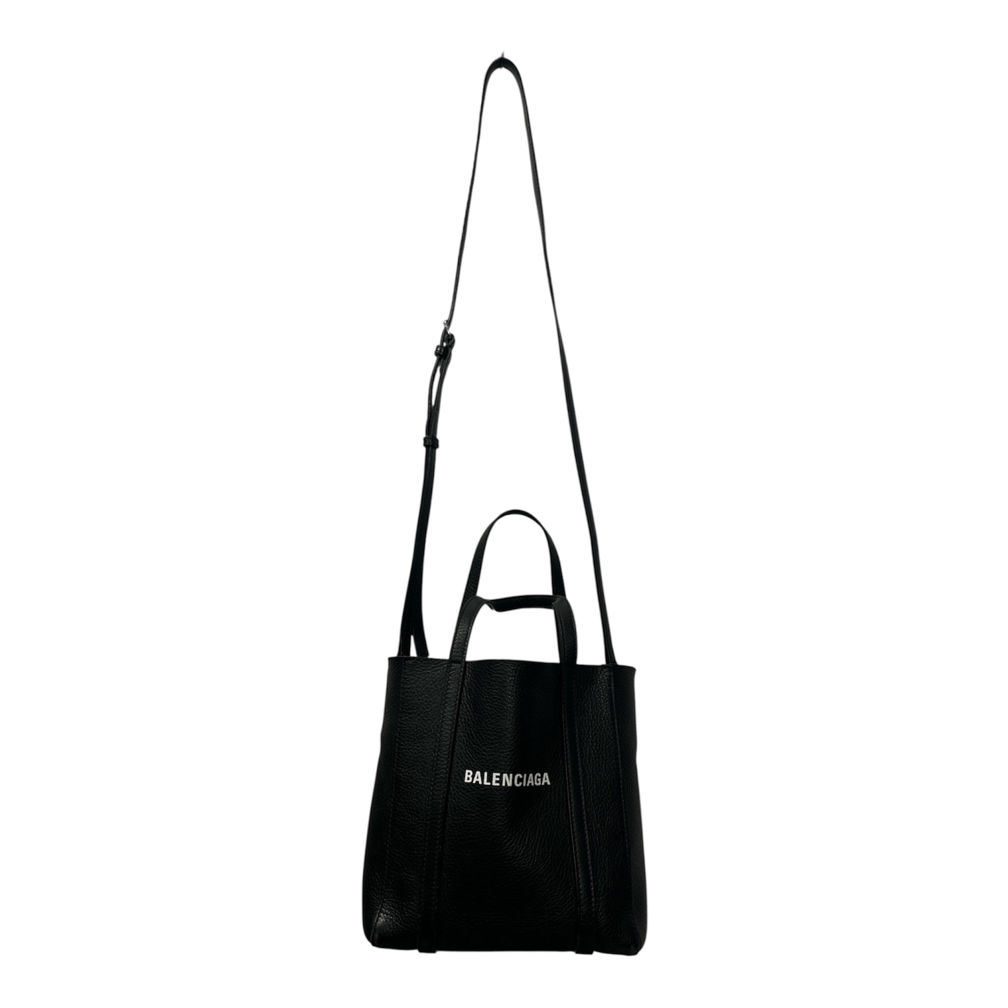 BALENCIAGA/Hand Bag/Leather/BLK/LEATHER TOTE view 1