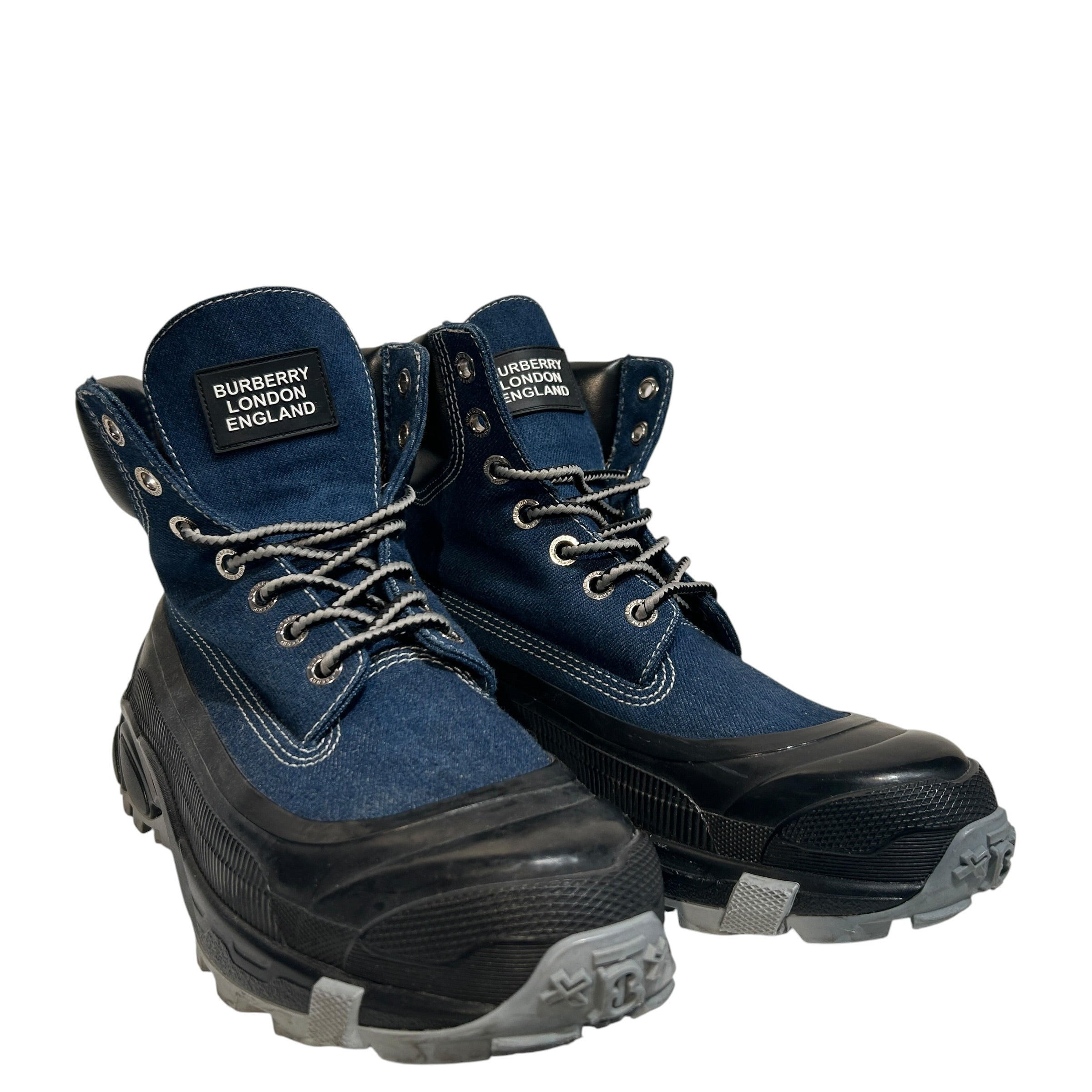 BURBERRY/Trekking Boots/EU 43/IDG/Denim Hiking Boot view 1