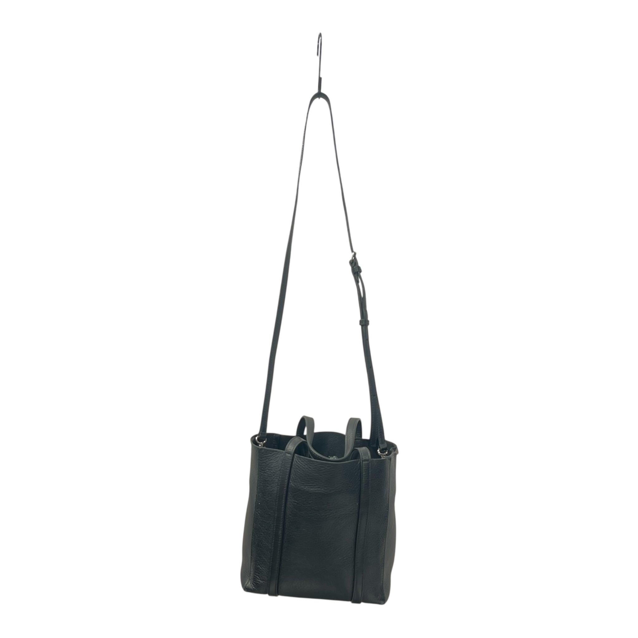 BALENCIAGA/Hand Bag/Leather/BLK/LEATHER TOTE view 2