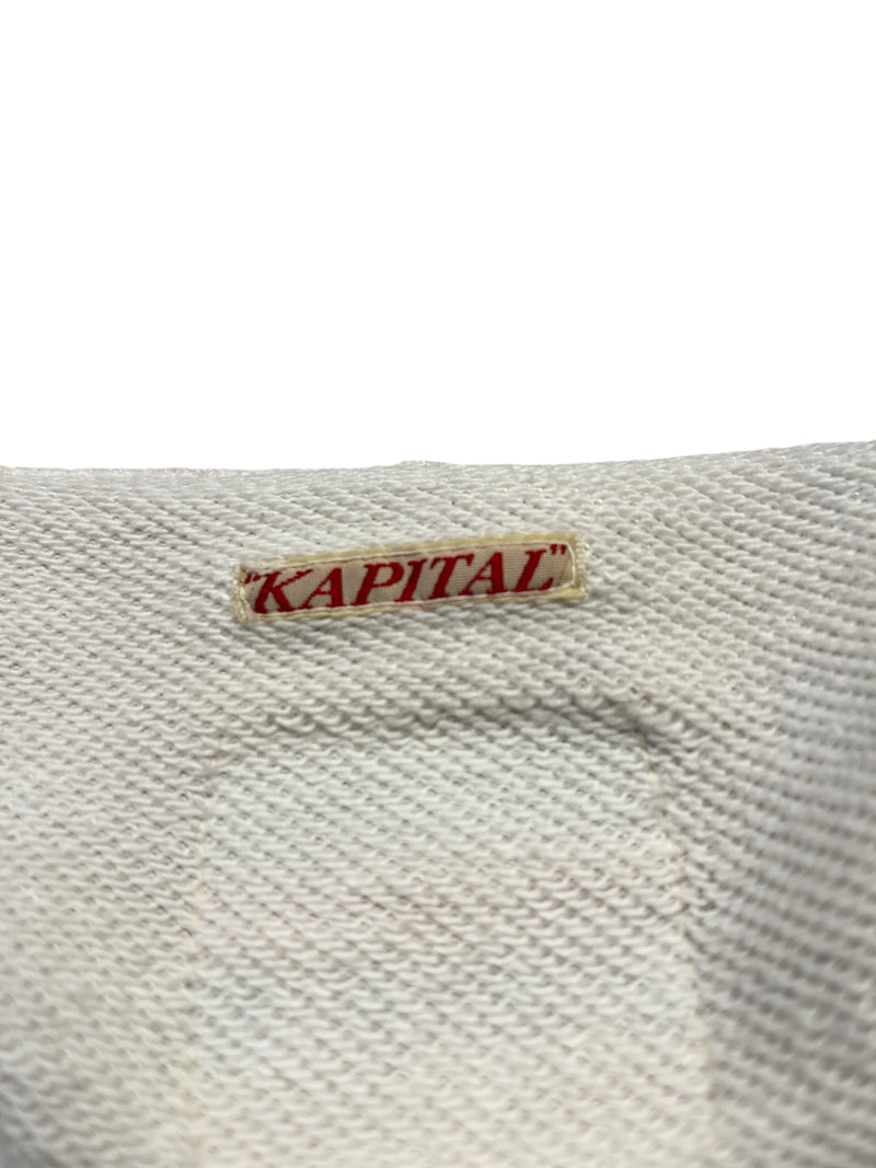 KAPITAL/Hoodie/L/All Over Print/Cotton/CRM/PALM TREE HOODIE