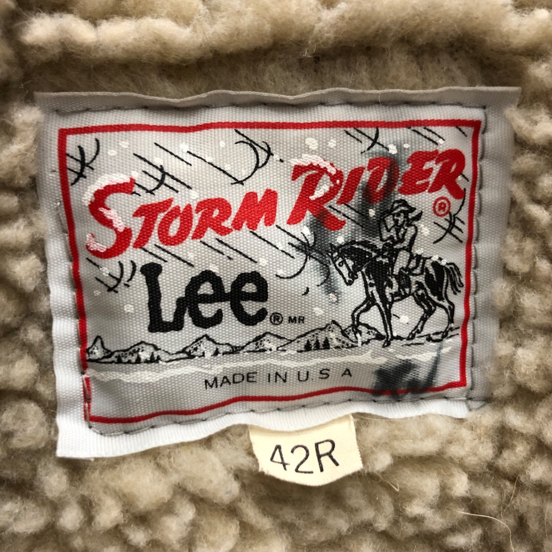 Lee/Fleece Jkt/M/Cotton/CML/Single Breasted/"Storm Rider" 70s Jkt view 3