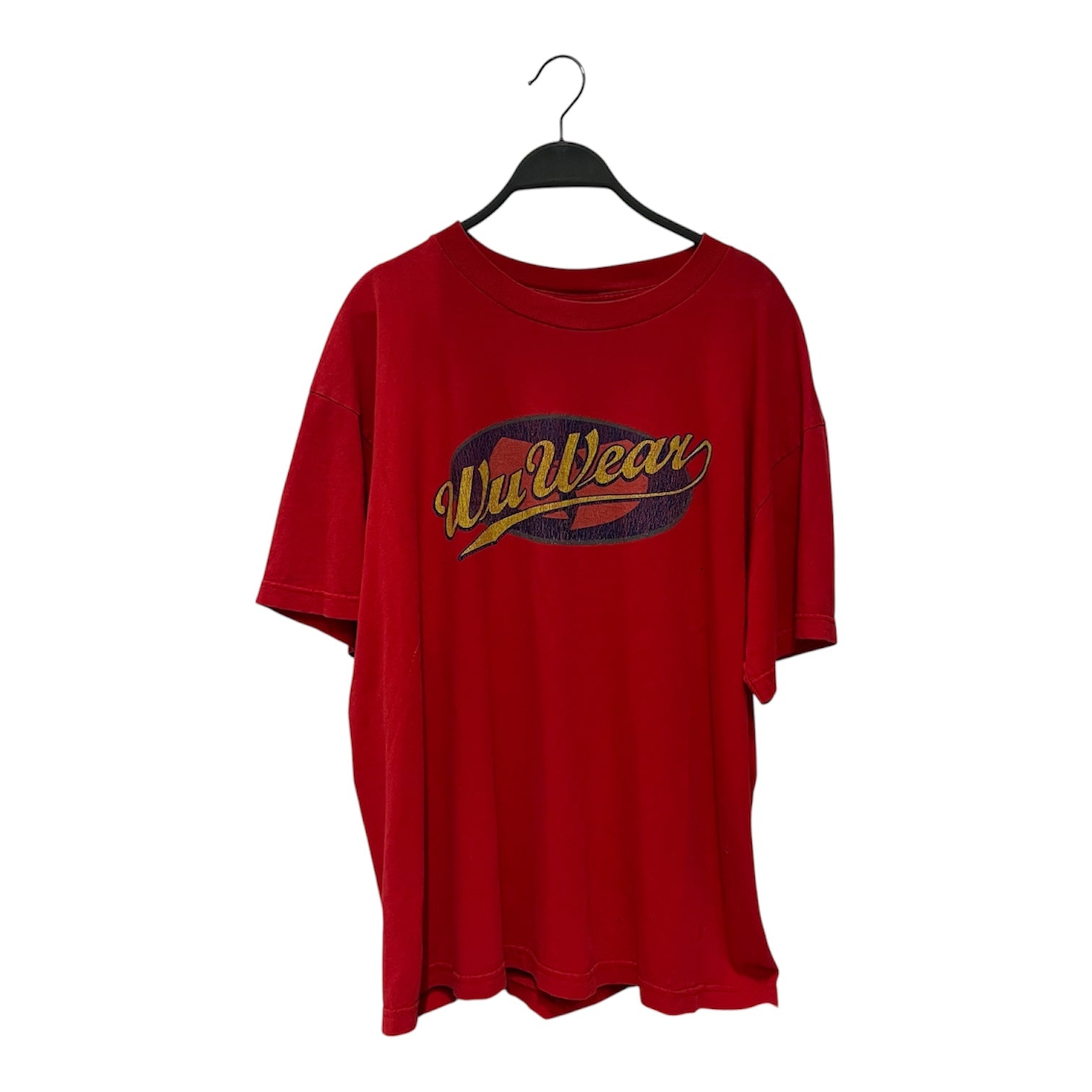 wu-wear/T-Shirt/L/Cotton/RED/vintage 90s view 1