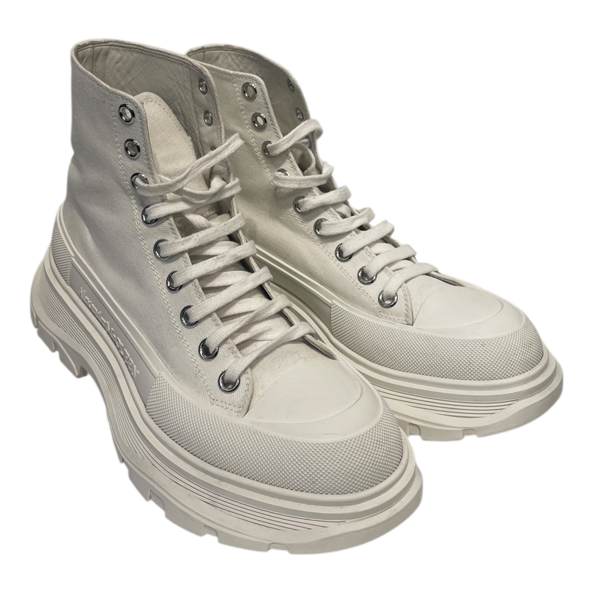Alexander McQueen/Hi-Sneakers/US 7.5/WHT/ view 1