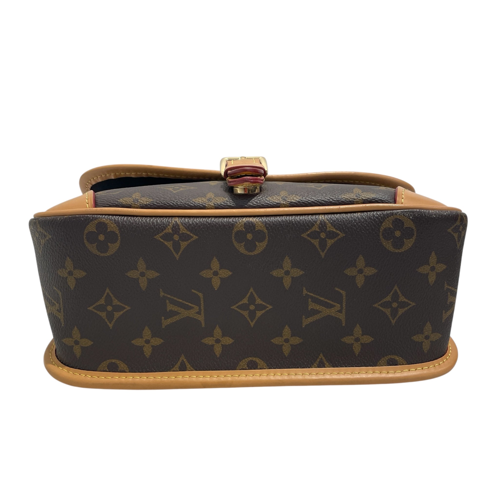 LOUIS VUITTON/Cross Body Bag/Monogram/Leather/BRW/Diane Monogram Shoulder view 3