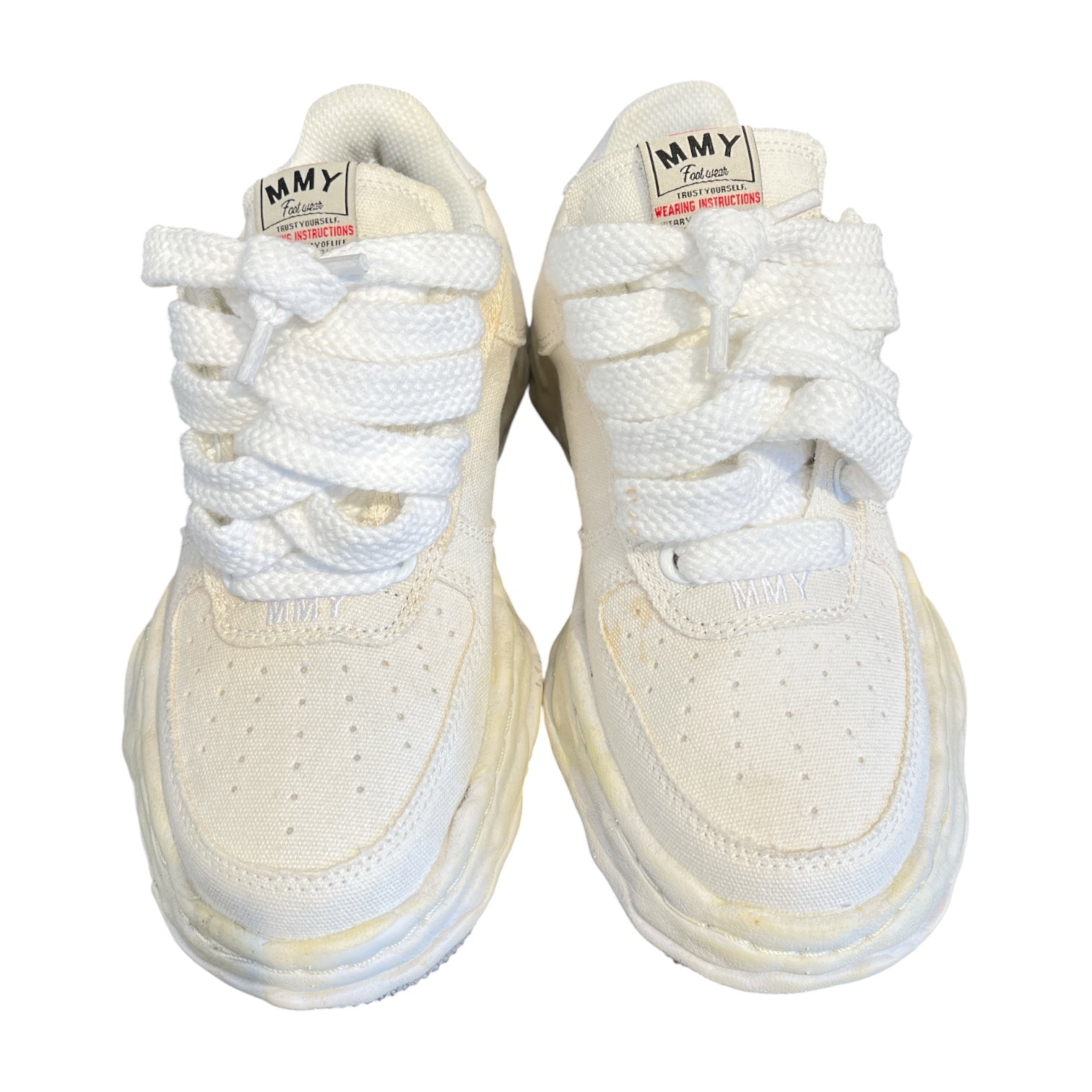 MIHARA YASUHIRO/Low-Sneakers/EU 39/Cotton/WHT/"WAYNE" LOW TOP SNEAKER view 3