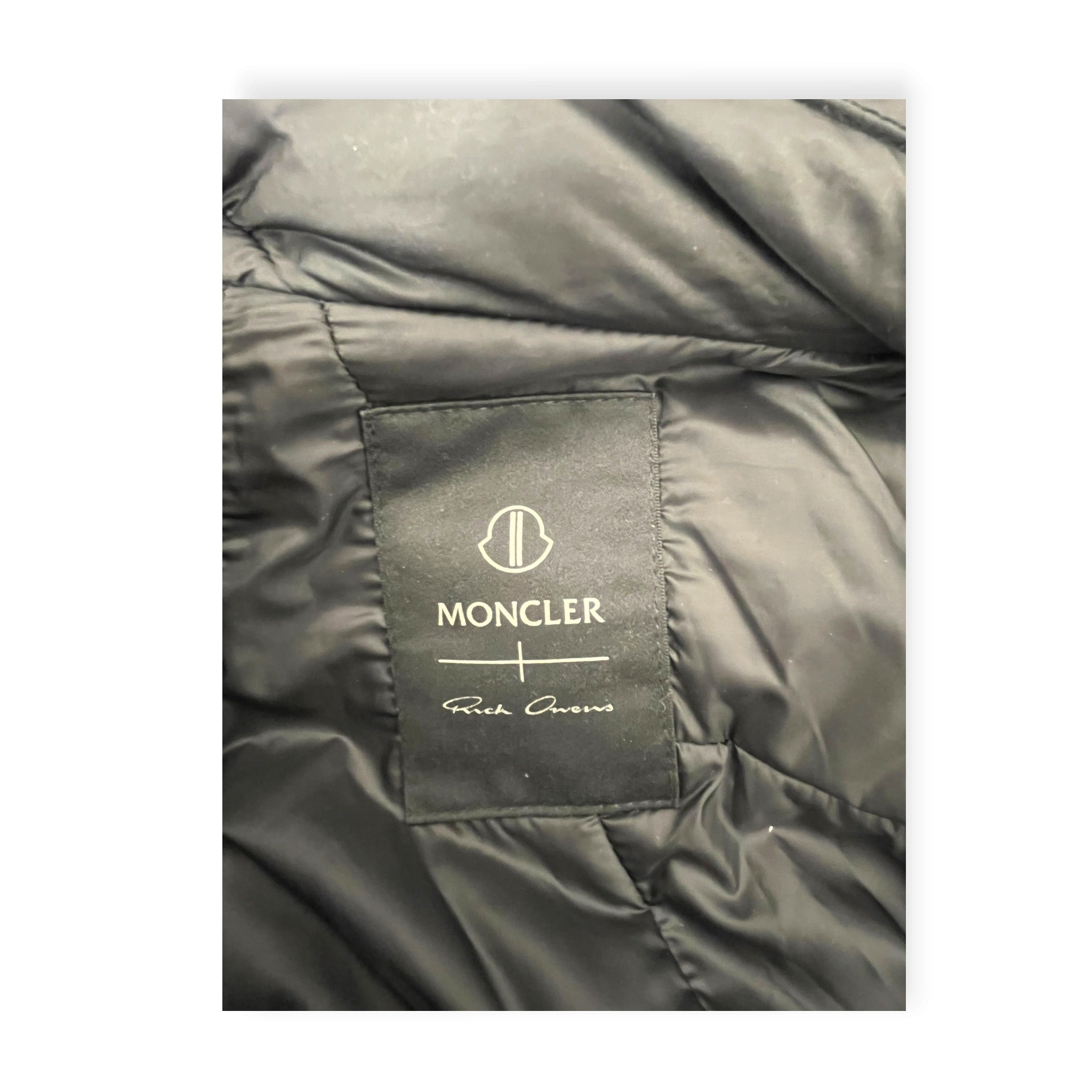 Rick Owens/Puffer Jkt/1/Nylon/BLK/Single Breasted/RICK OWEN x MONCLER view 5