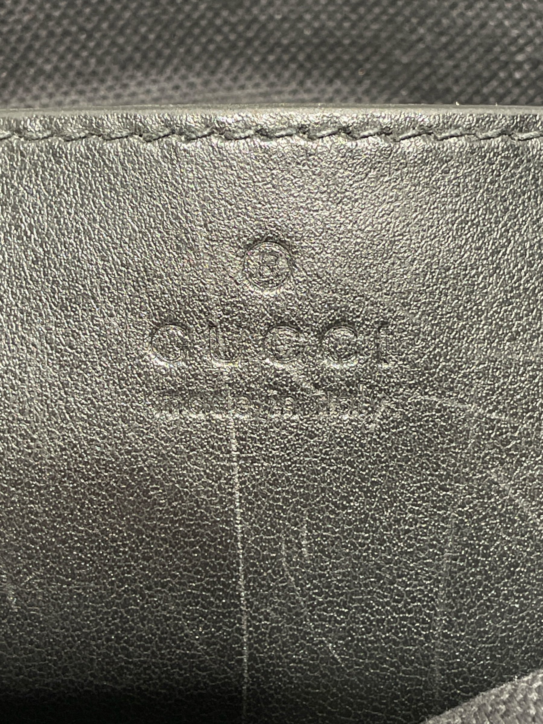 GUCCI/Cross Body Bag/Monogram/BLK/messenger blue red strap view 5