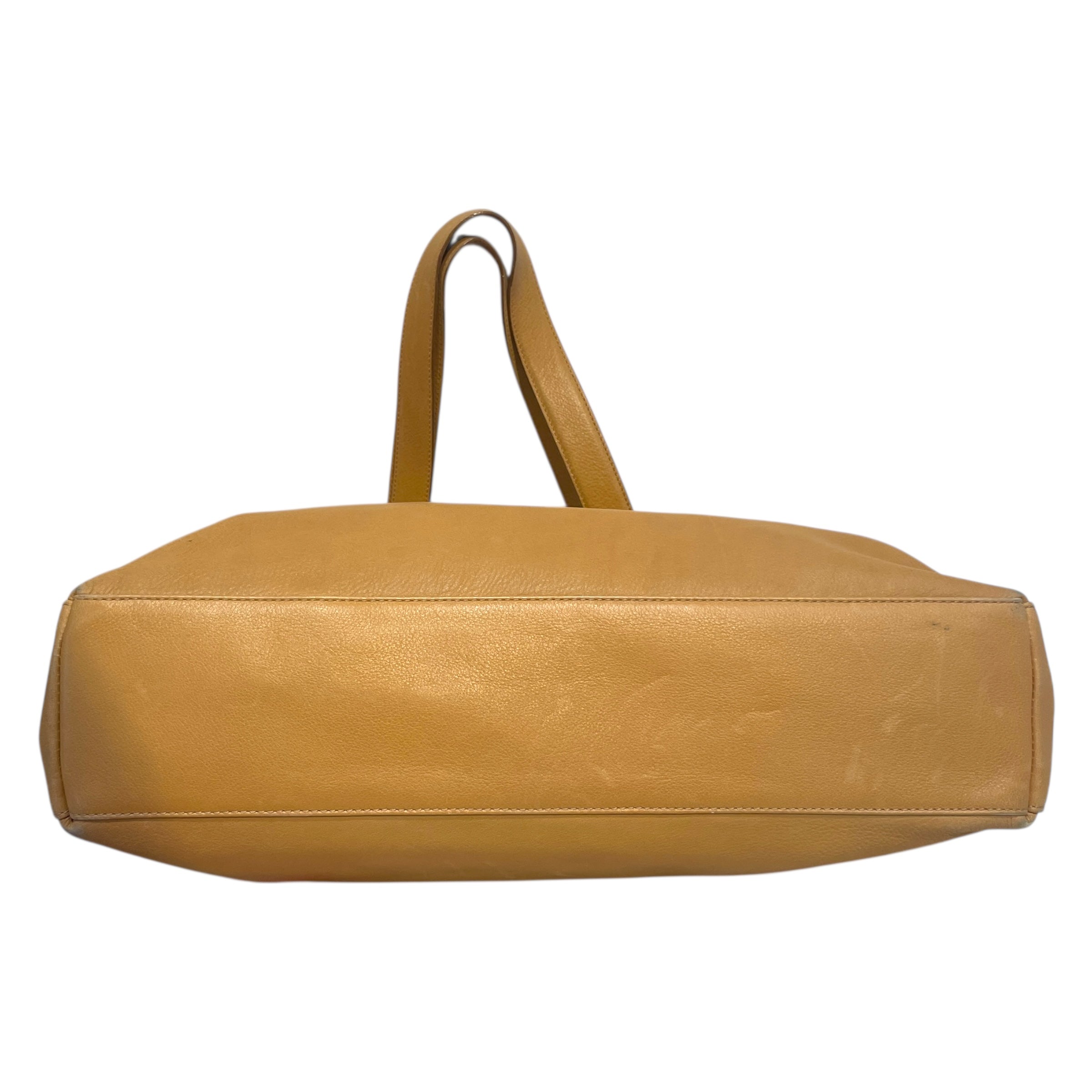 Salvatore Ferragamo/Hand Bag/Leather/BEG/Vintage Ferragamo Leather Tote view 5