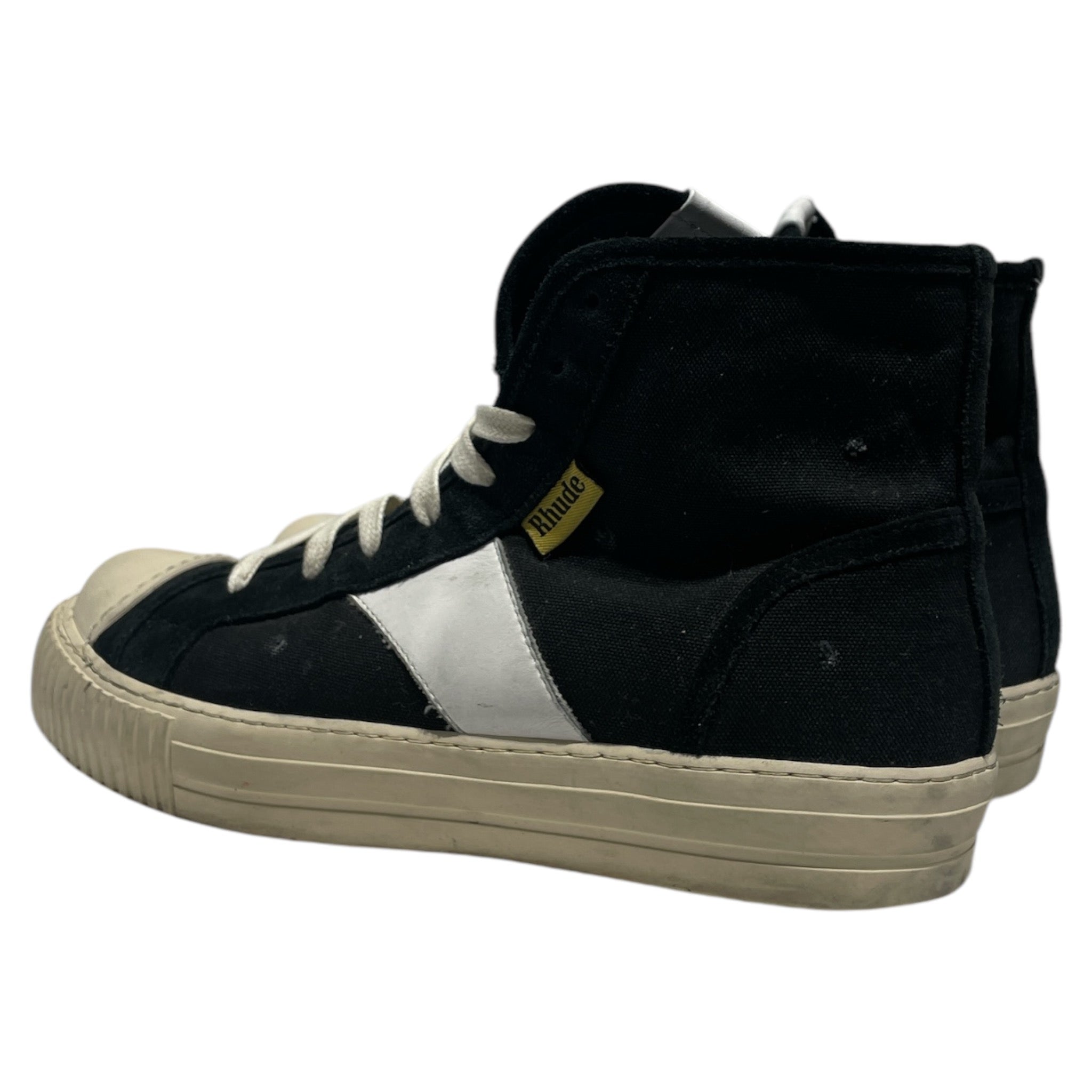 RHUDE/Hi-Sneakers/US 10/Cotton/BLK/RHUDE ESSENTAIL SNEAKERS view 2