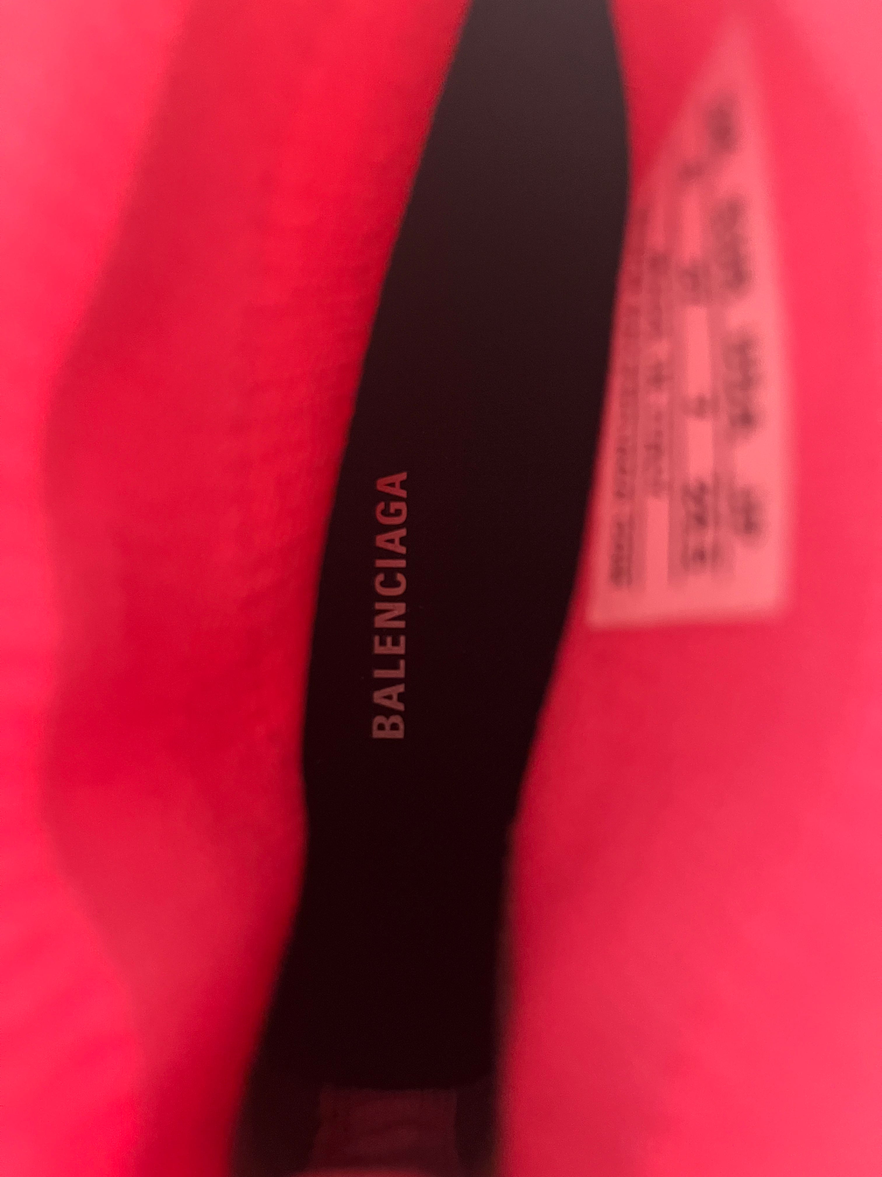 BALENCIAGA/Hi-Sneakers/US 7/Cotton/PNK/SOCK RUNNER view 3