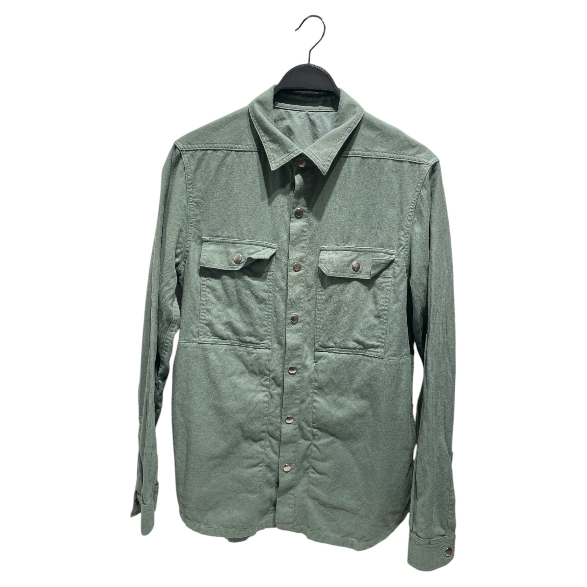 Rick Owens/LS Shirt/L/Cotton/GRN/RICK OWENS STROBE view 1