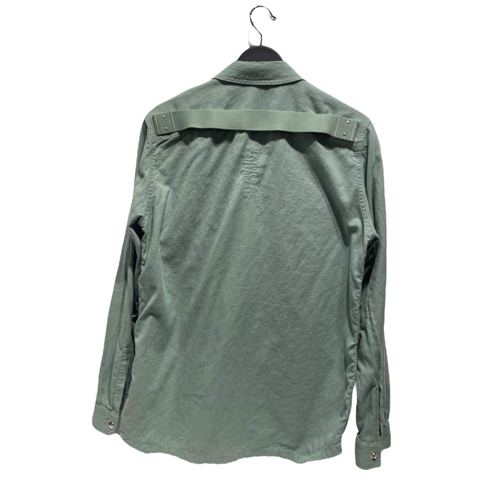 Rick Owens/LS Shirt/L/Cotton/GRN/RICK OWENS STROBE view 2