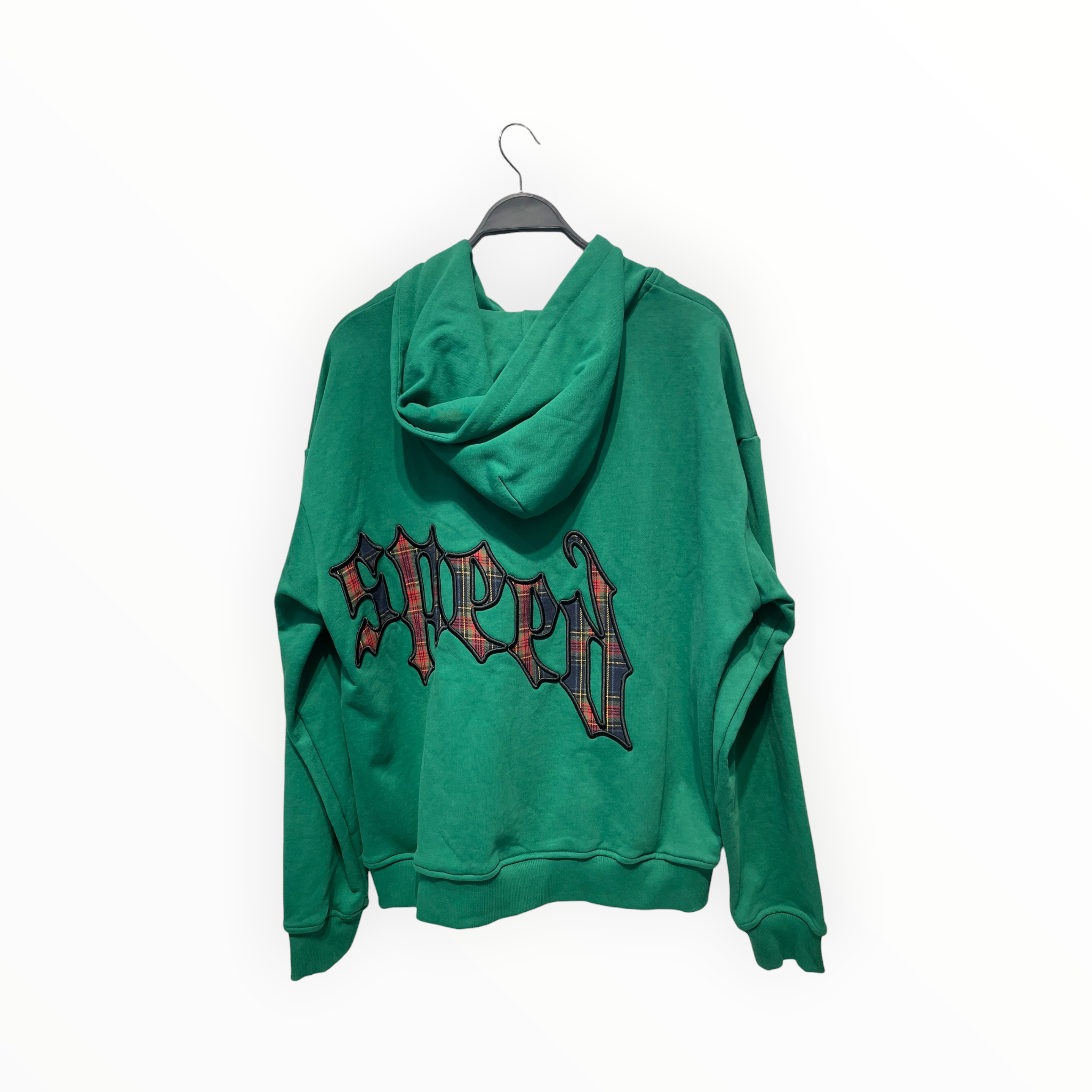 GODSPEED NEW YORK/Zip Up Hoodie/L/Cotton/GRN/GODSPEED APPLIQUE view 2