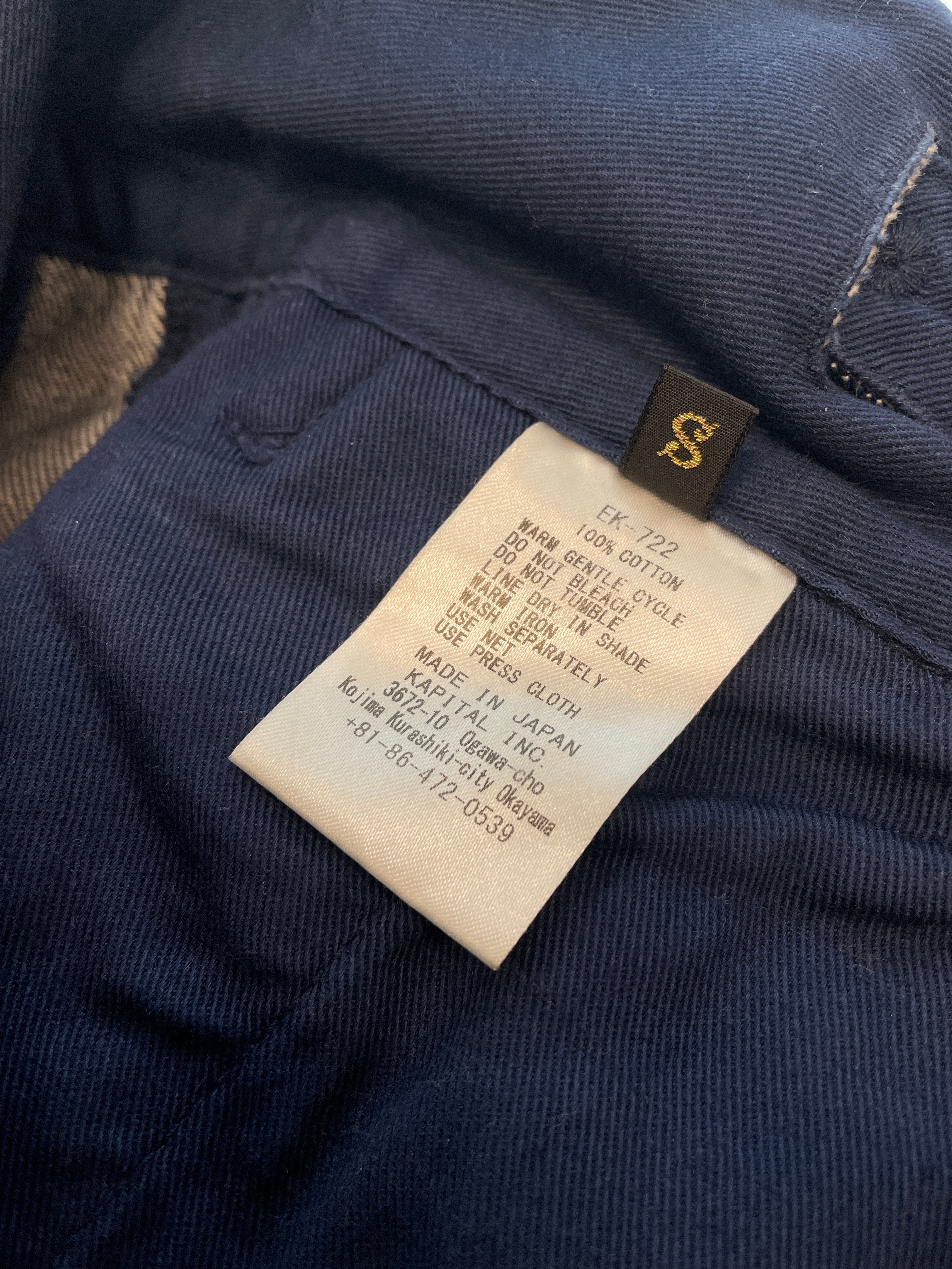 KAPITAL/Pants/1/Cotton/IDG/FNT PLEATS/SIDE WAIST ADJUSTER view 5