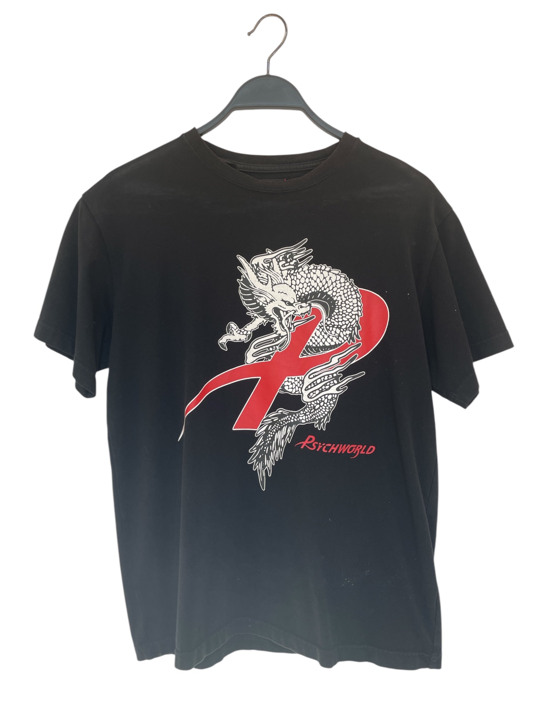 CLOT/PSYCHWORLD/T-Shirt/S/Cotton/BLK/Graphic/ view 1