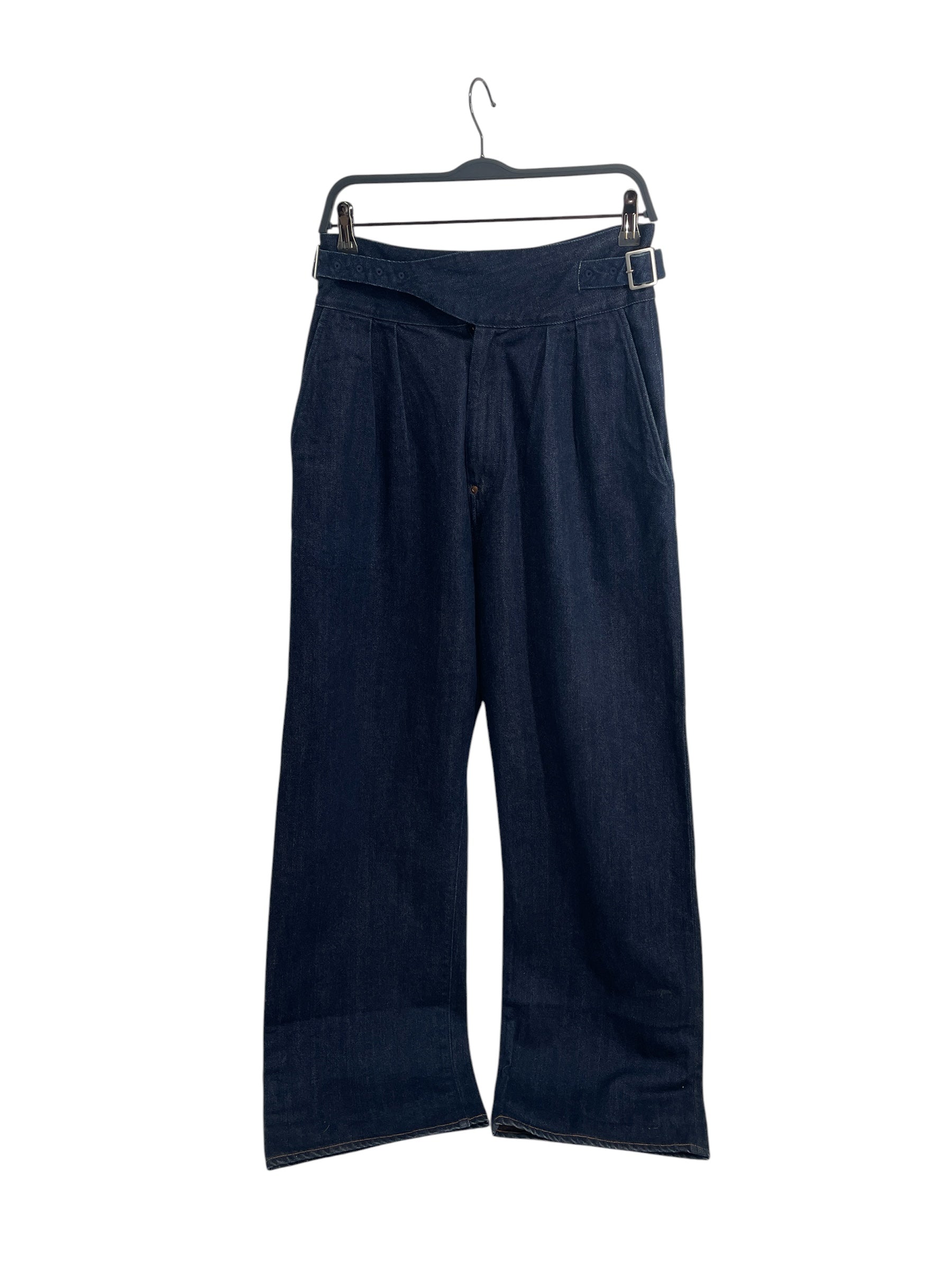 KAPITAL/Pants/1/Cotton/IDG/FNT PLEATS/SIDE WAIST ADJUSTER view 1