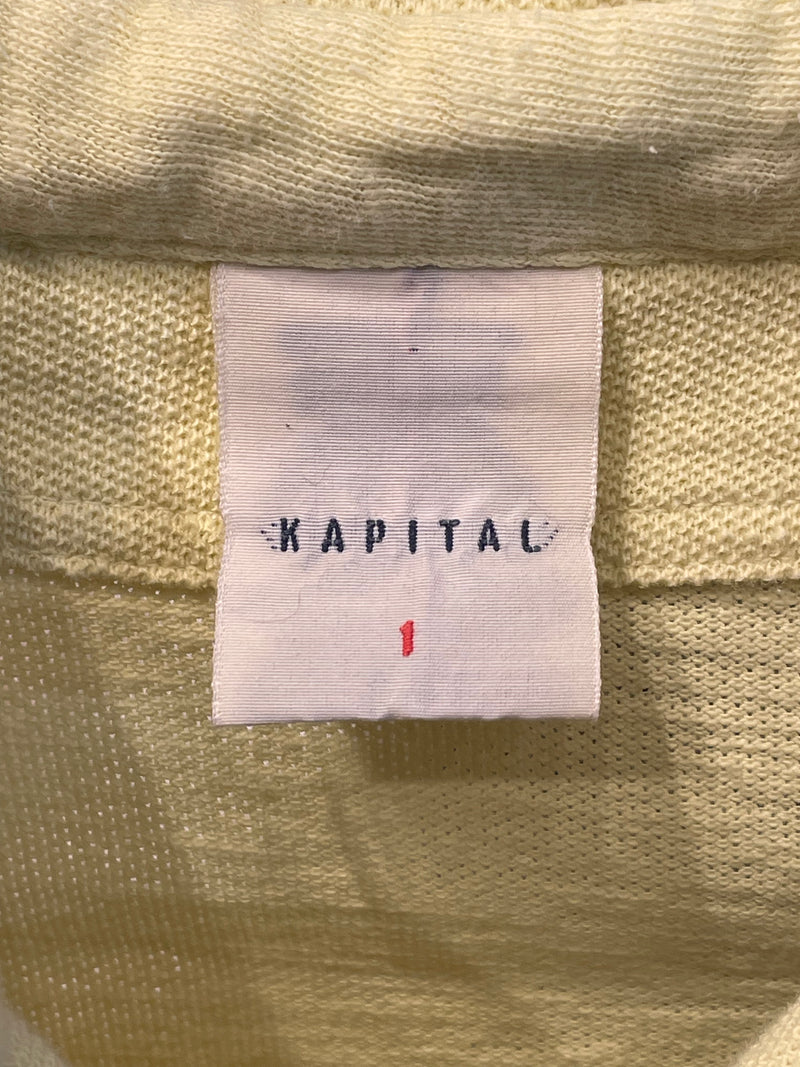KAPITAL/Polo Shirt/1/Yellow/Cotton/