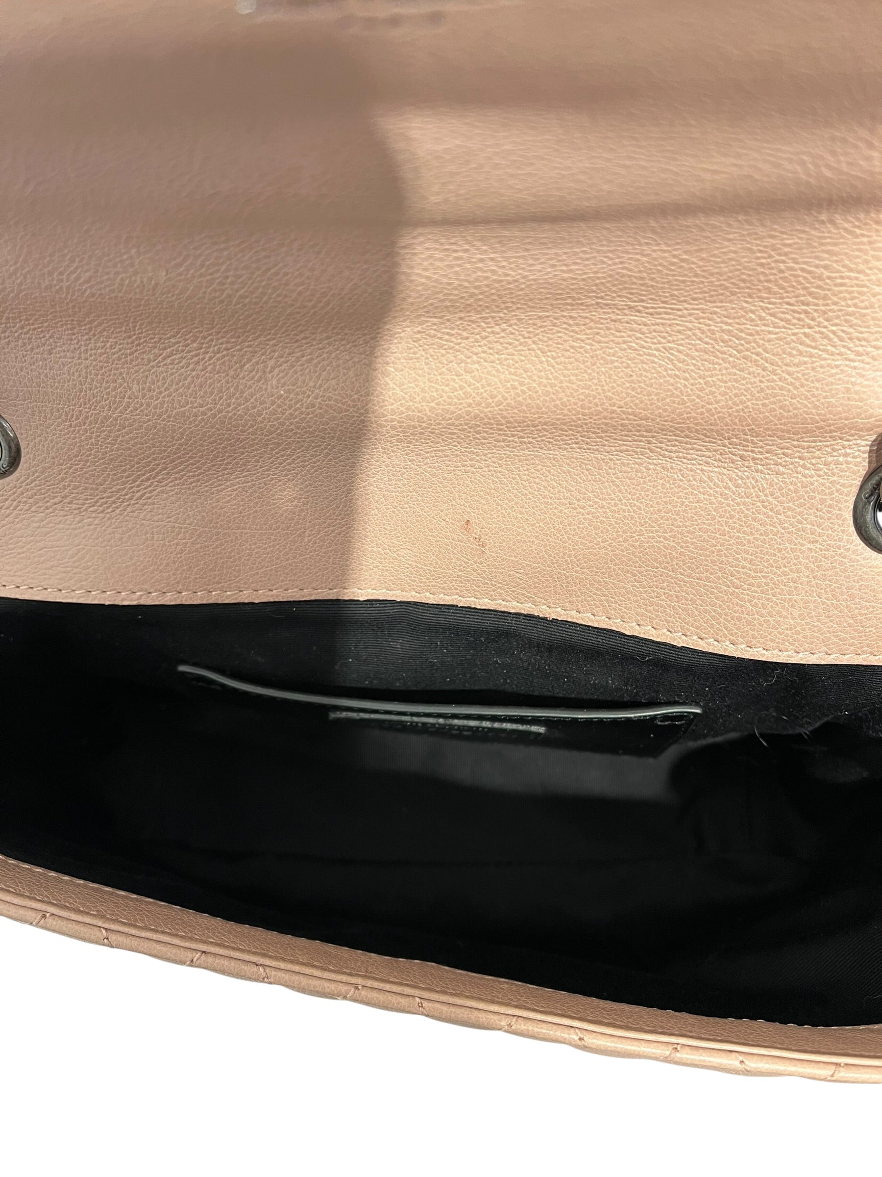 SAINT LAURENT/Cross Body Bag/Leather/PNK/QUILTED ENVELOPE view 4